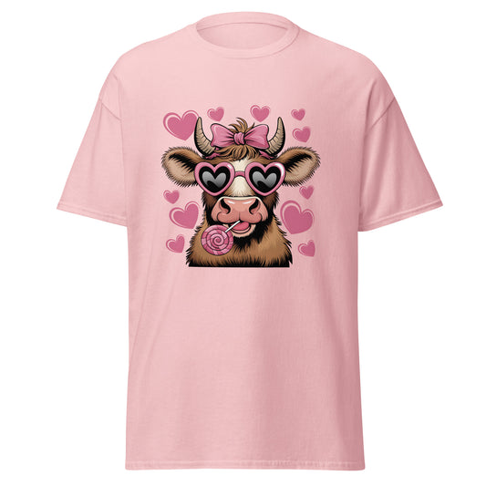 Love Highland Pink - Valentine’s Day T-Shirt - Stylish & Comfortable Love-Inspired - Occasion Nation Studio