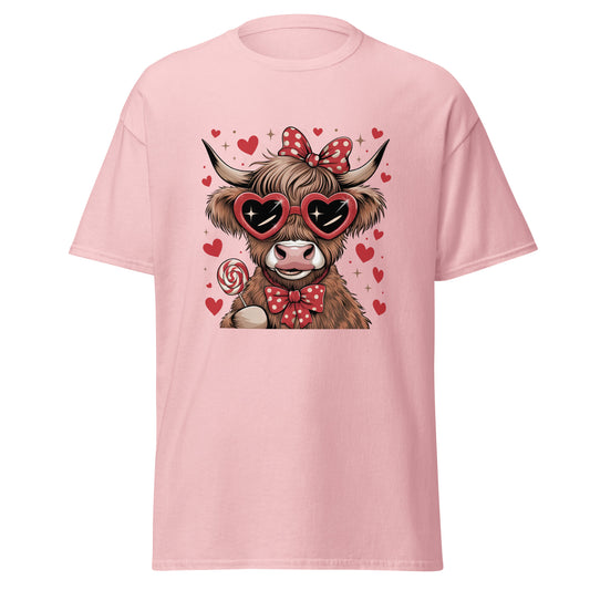 Love Highland Red - Valentine’s Day T-Shirt – Lightweight and Festive - Occasion Nation Studio