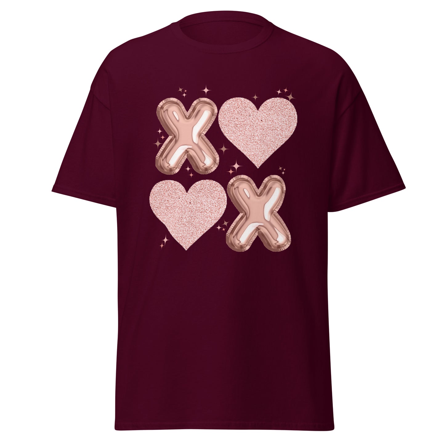 XOXO Rose Gold - Valentine’s Day T-Shirt – Stylish & Comfortable Love-Inspired - Occasion Nation Studio