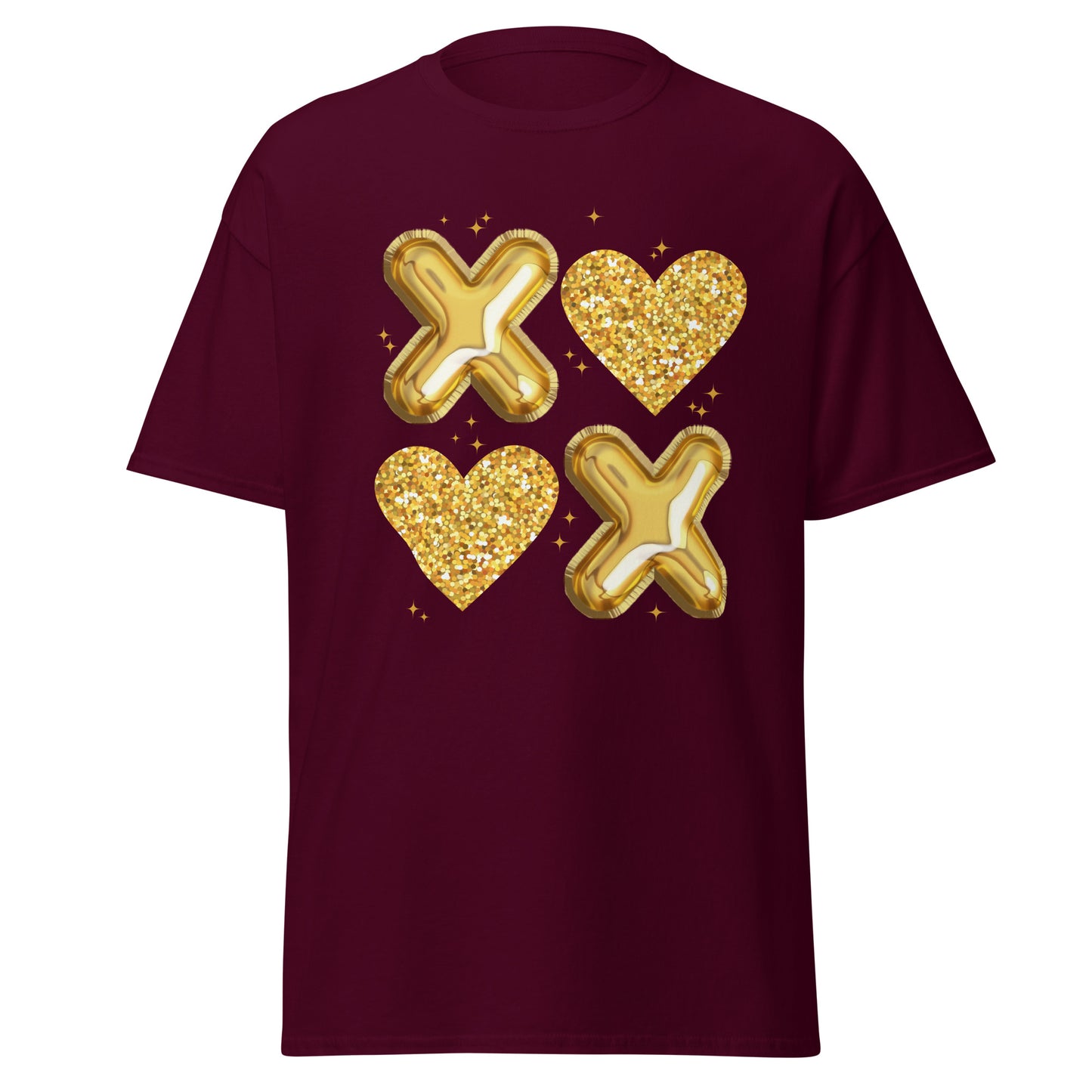 XOXO Gold - Valentine’s Day T-Shirt – Stylish & Comfortable Love-Inspired - Occasion Nation Studio