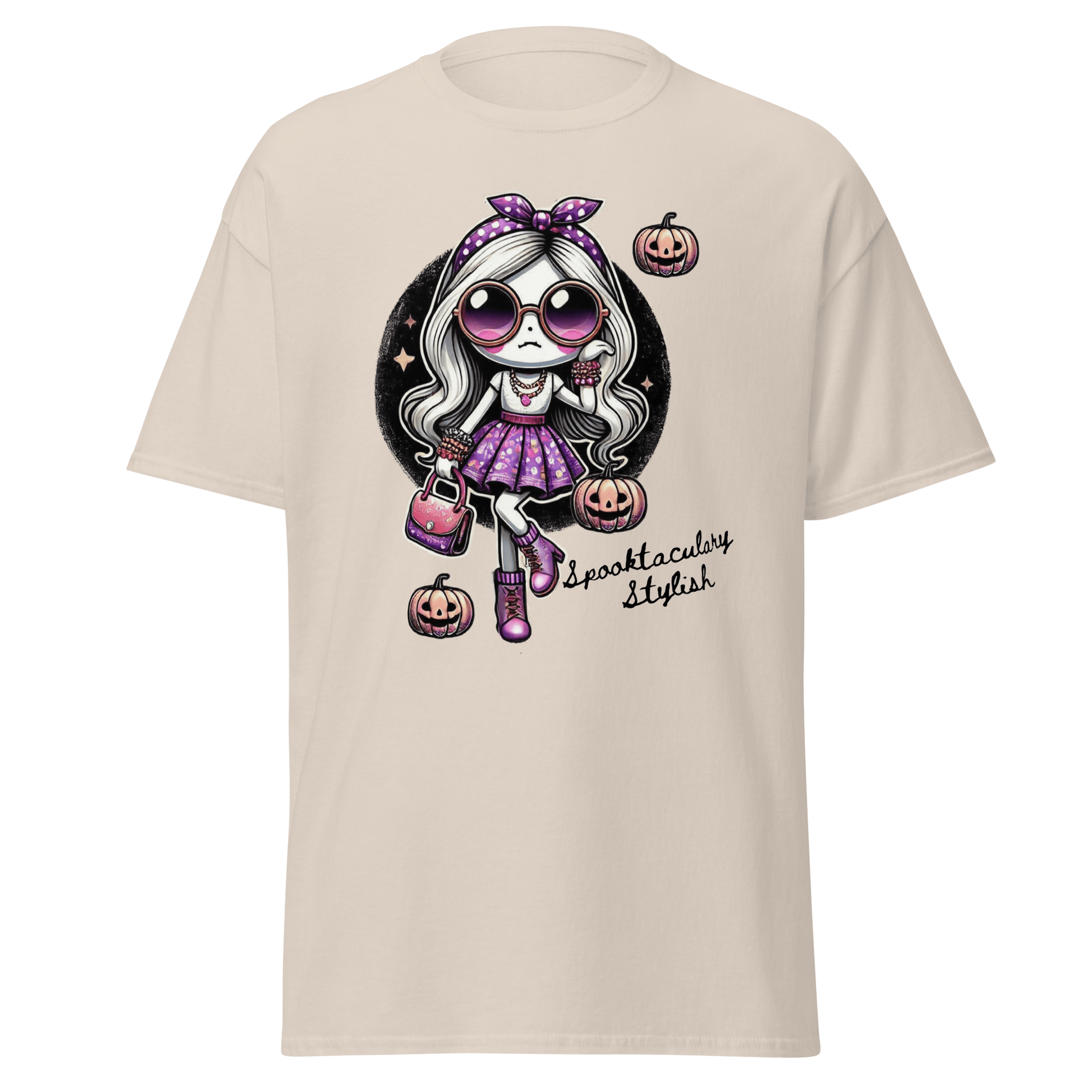 Unisex Halloween Printed T-Shirt – "Spooktacularly Stylish" – Fun Halloween T-Shirt - Occasion Nation Studio