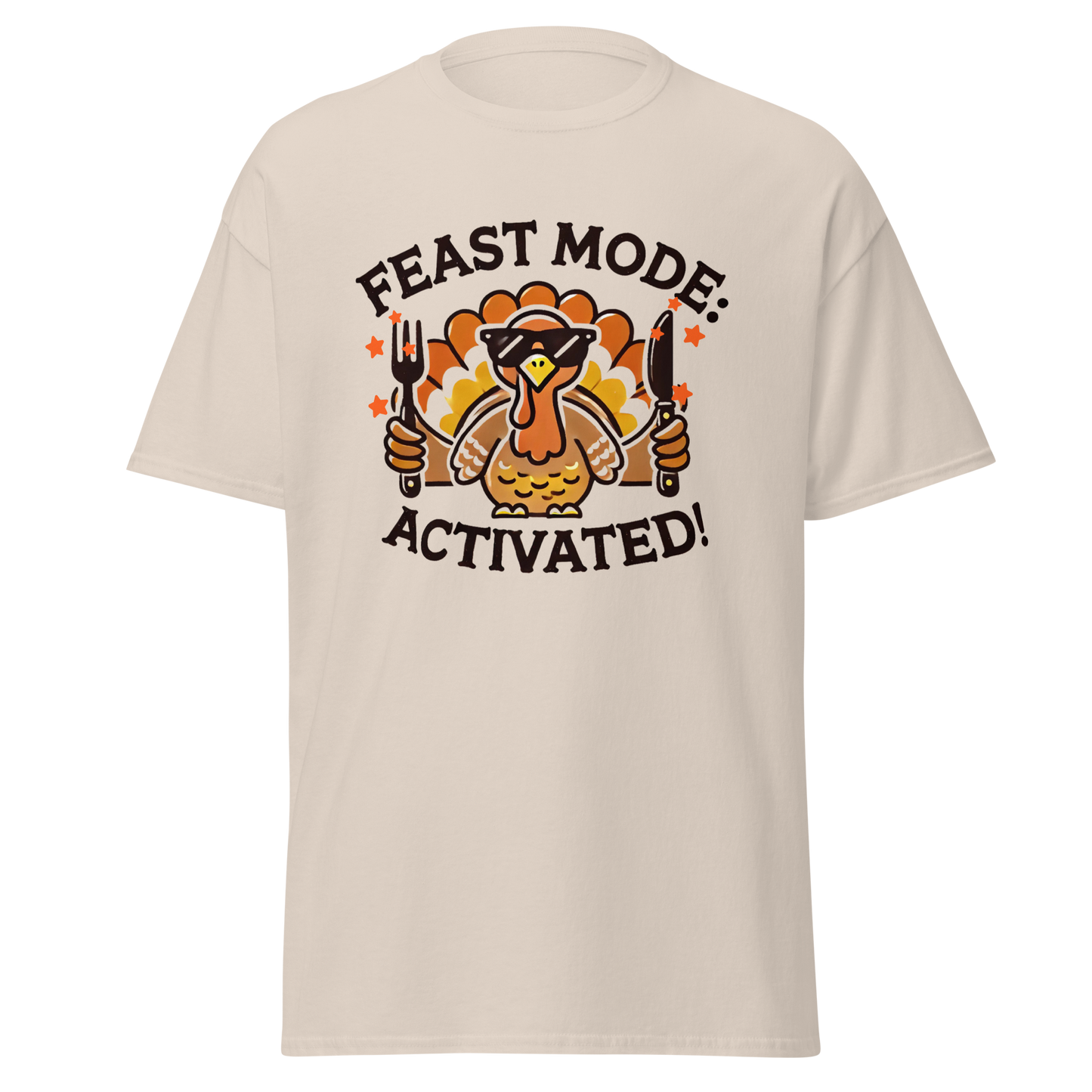 Neutral - Thanksgiving T-Shirt - Feast Mode: Activated!