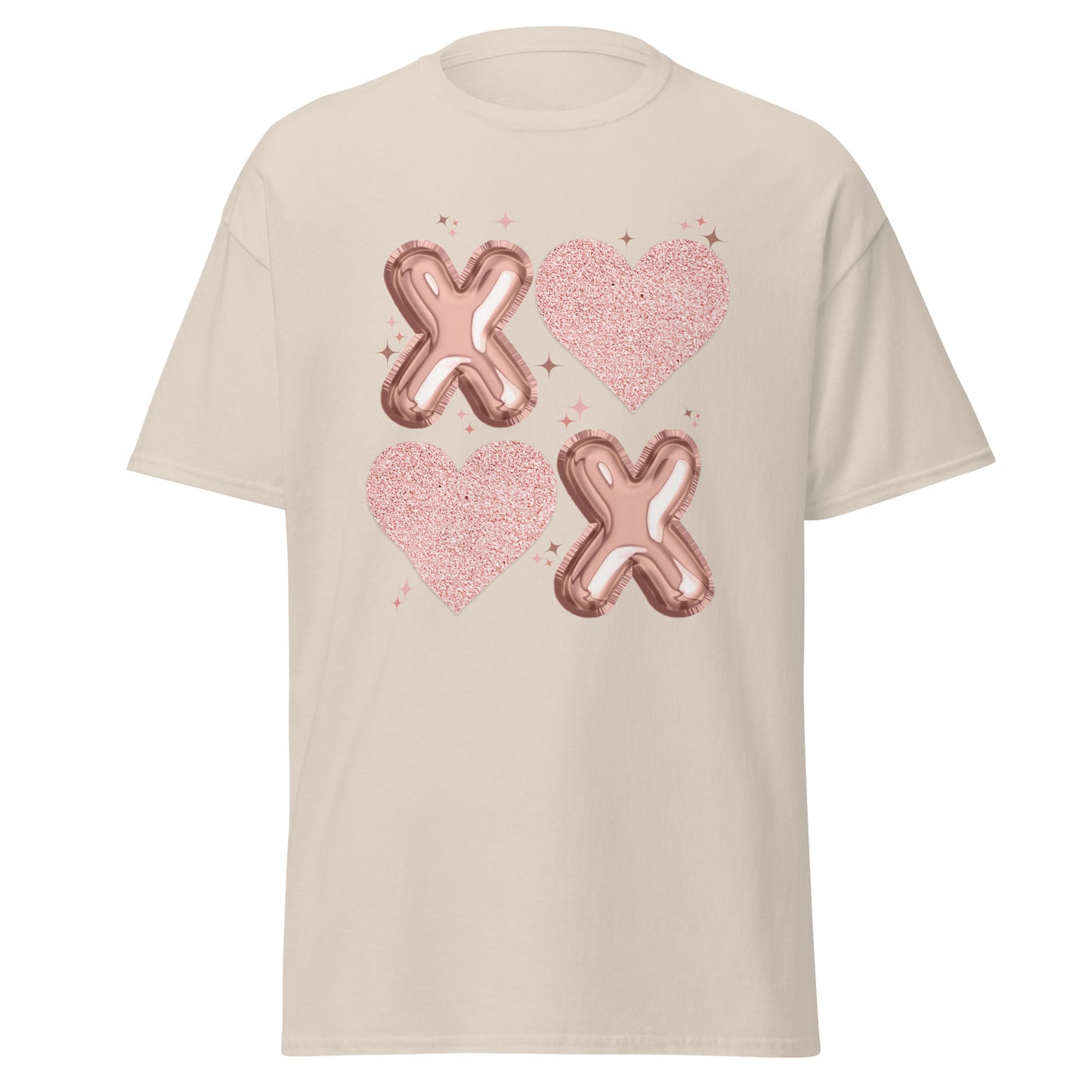 XOXO Rose Gold - Valentine’s Day T-Shirt – Stylish & Comfortable Love-Inspired - Occasion Nation Studio