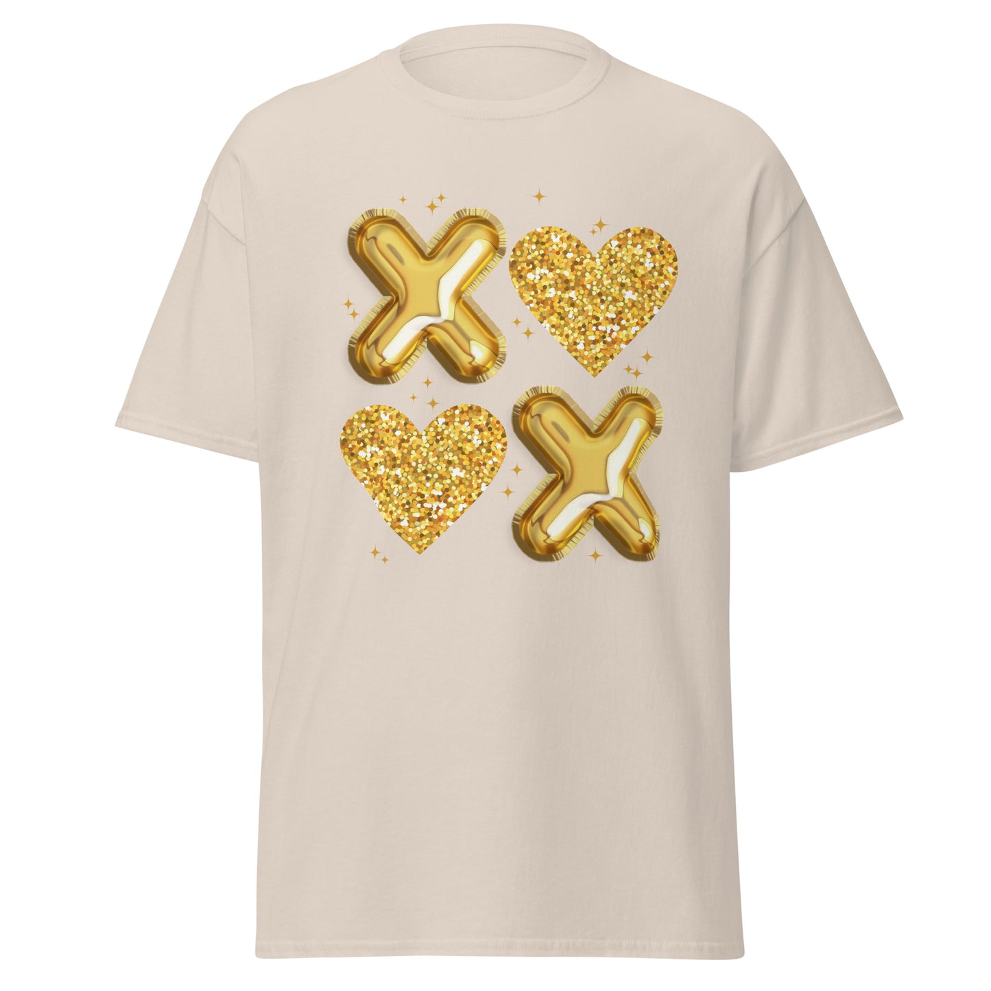 XOXO Gold - Valentine’s Day T-Shirt – Stylish & Comfortable Love-Inspired - Occasion Nation Studio