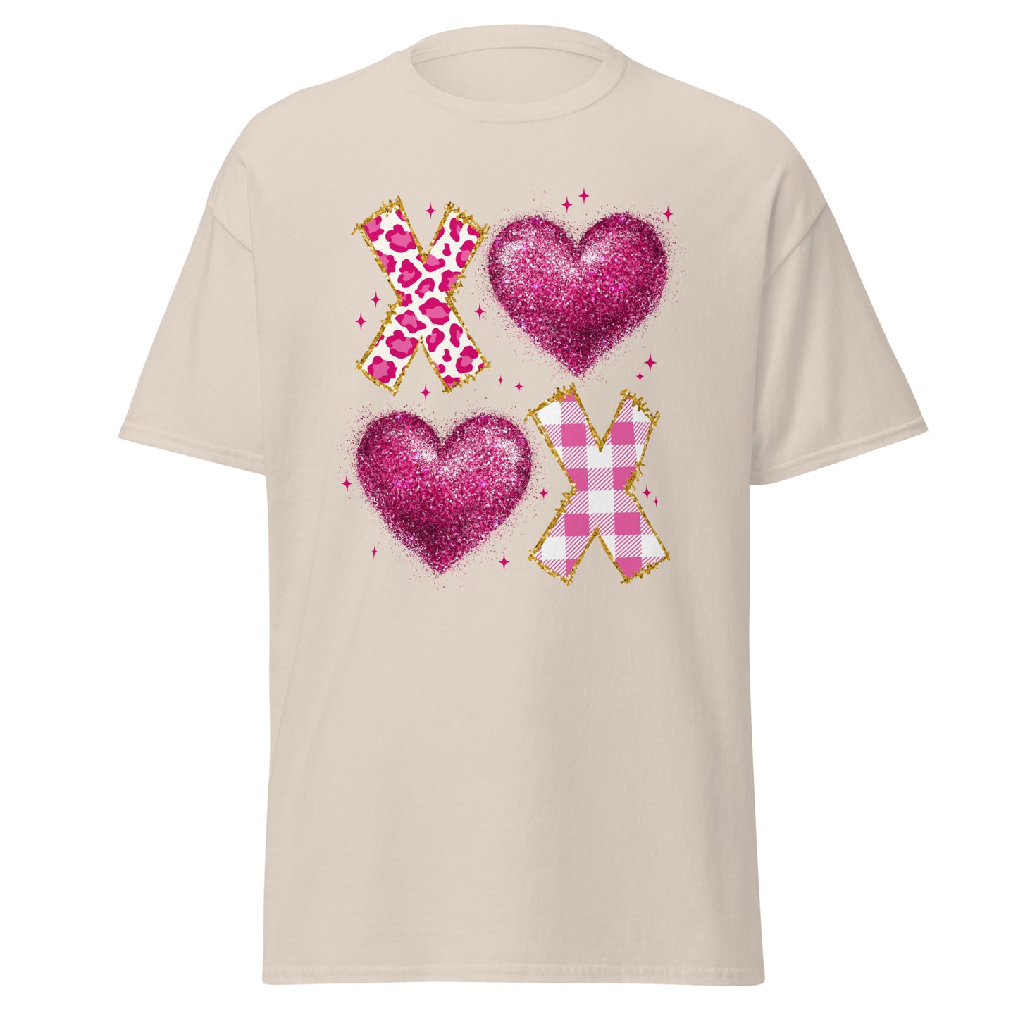 XOXO Pink - Valentine’s Day T-Shirt – Lightweight and Festive - Occasion Nation Studio