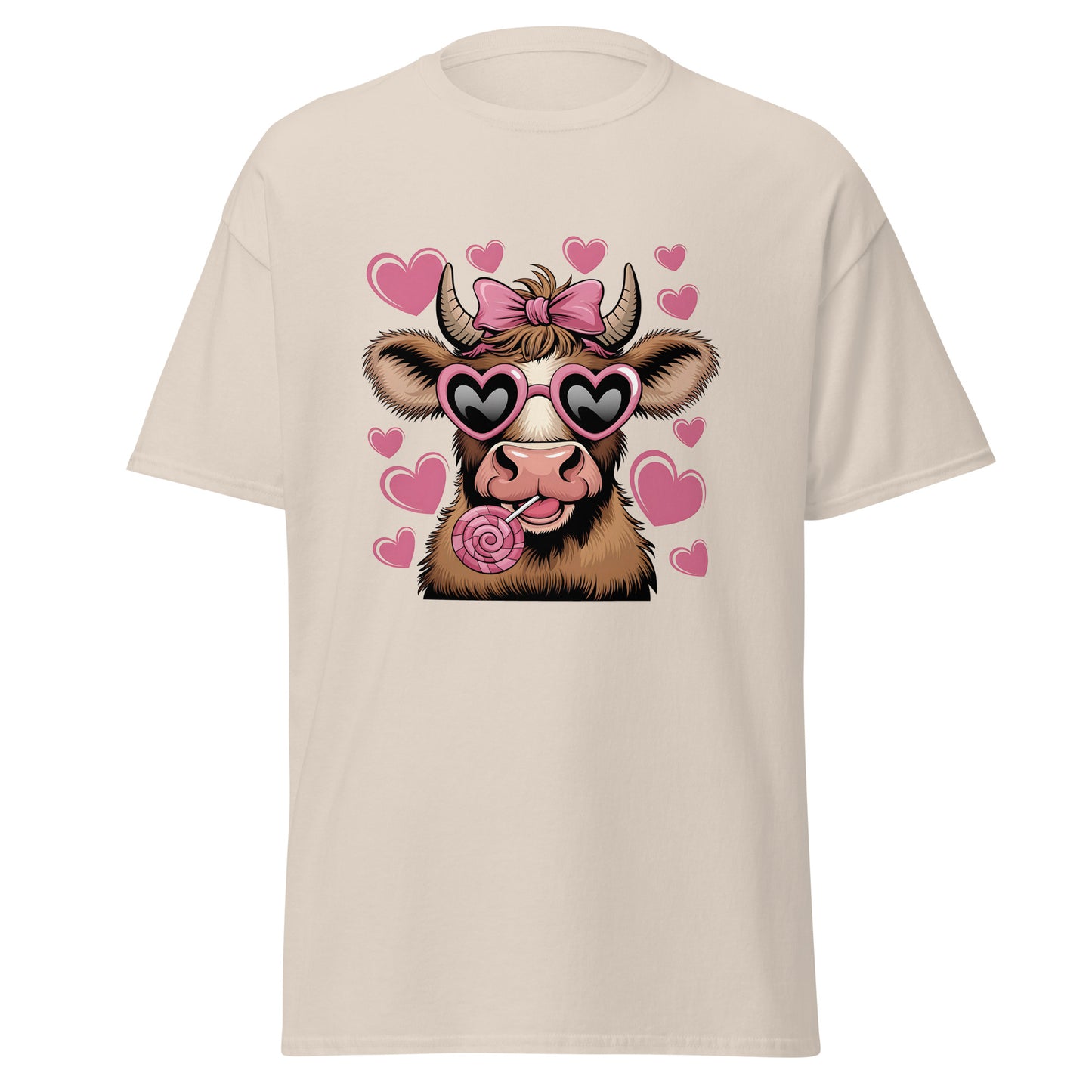 Love Highland Pink - Valentine’s Day T-Shirt - Stylish & Comfortable Love-Inspired - Occasion Nation Studio