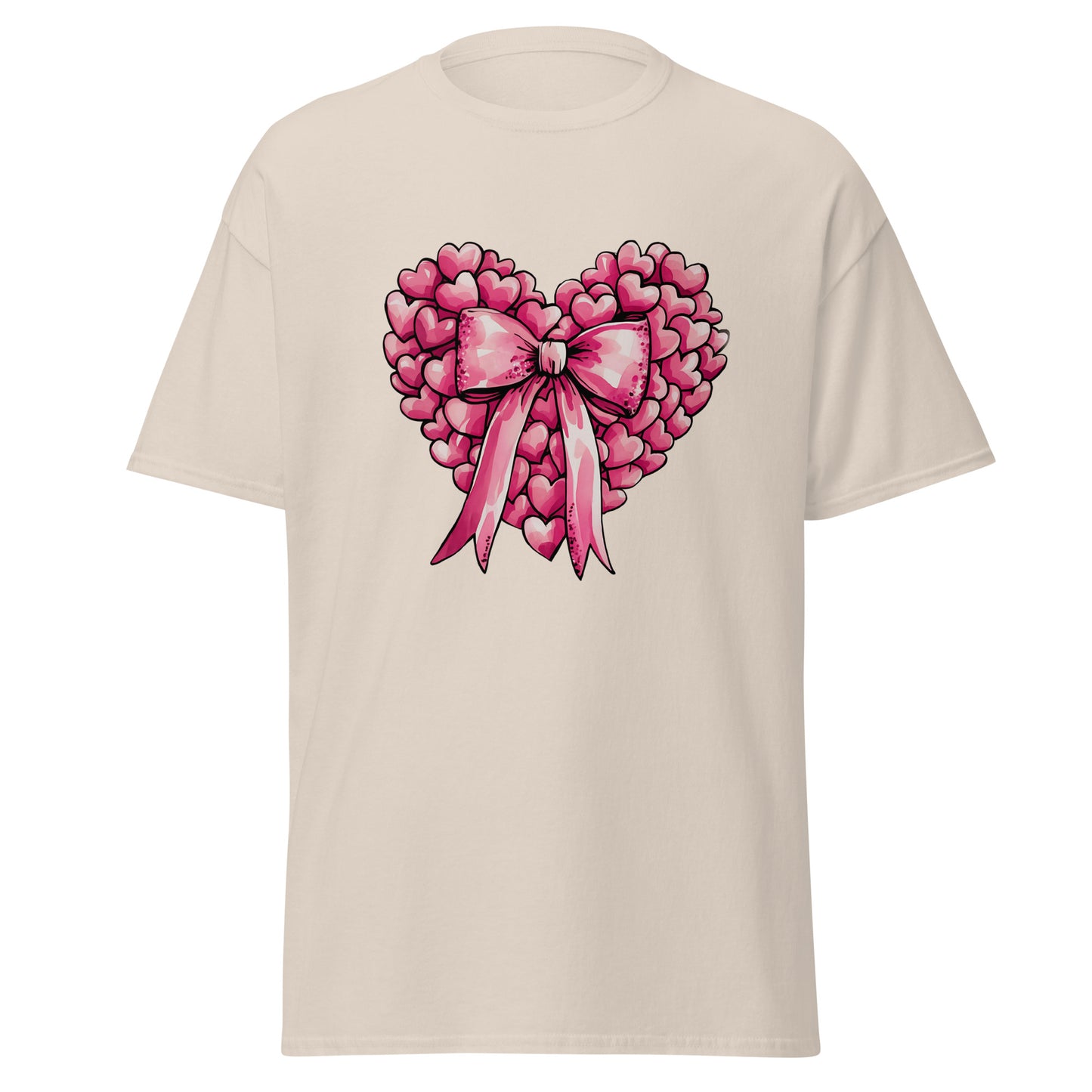 Pink Heart - Valentine’s Day T-Shirt – Stylish & Comfortable Love-Inspired - Occasion Nation Studio