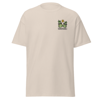 Unisex Fall Embroidered T-Shirt – "Squash Goals" - Occasion Nation Studio