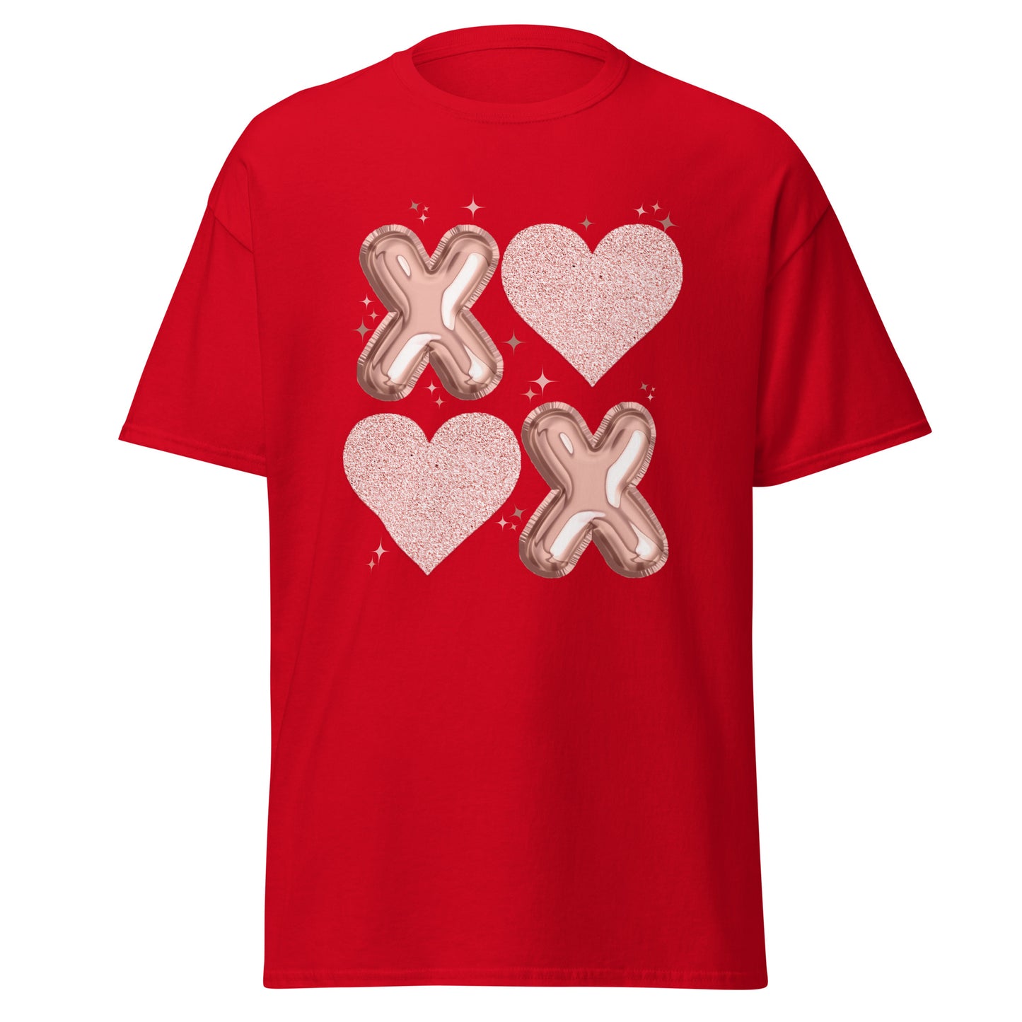 XOXO Rose Gold - Valentine’s Day T-Shirt – Stylish & Comfortable Love-Inspired - Occasion Nation Studio