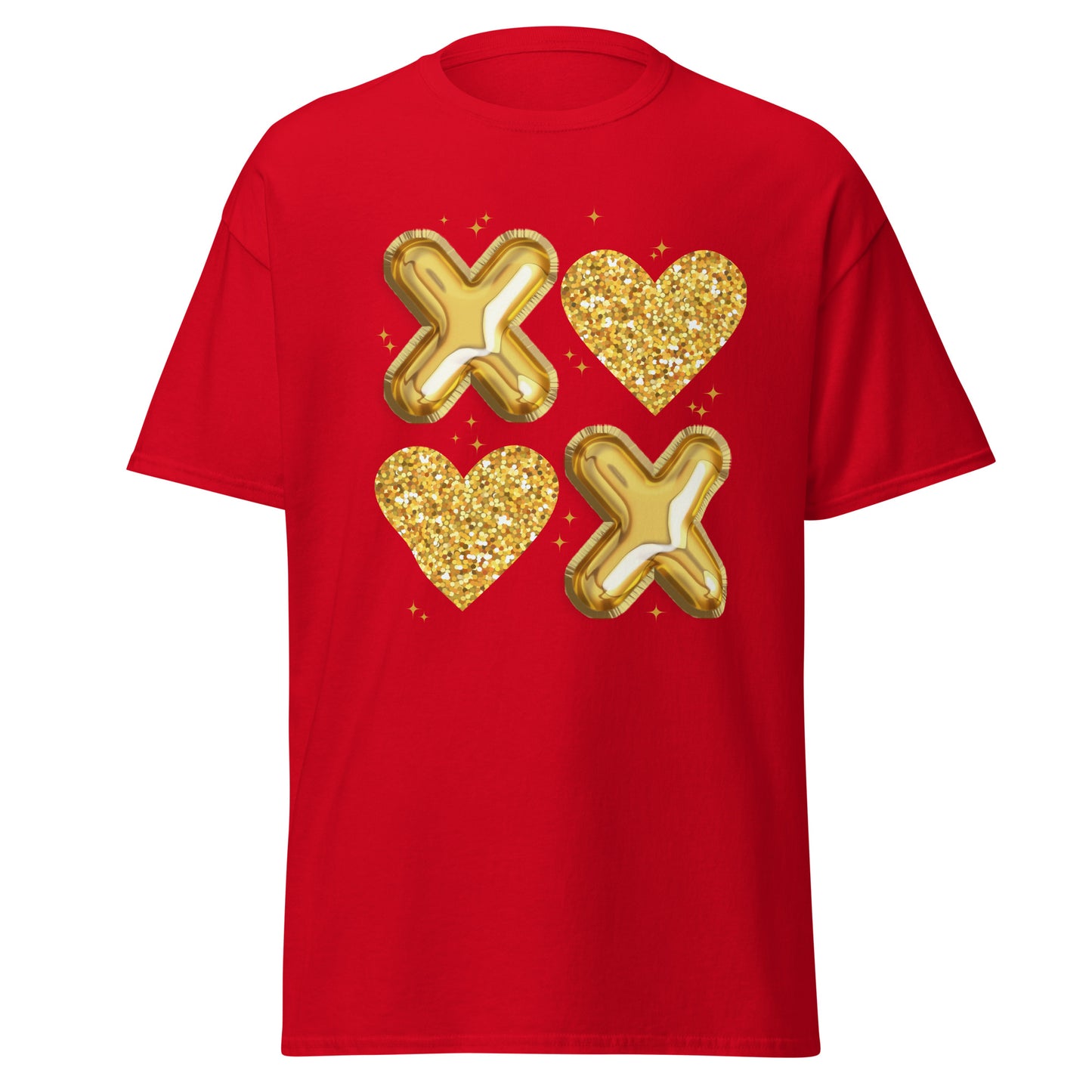 XOXO Gold - Valentine’s Day T-Shirt – Stylish & Comfortable Love-Inspired - Occasion Nation Studio