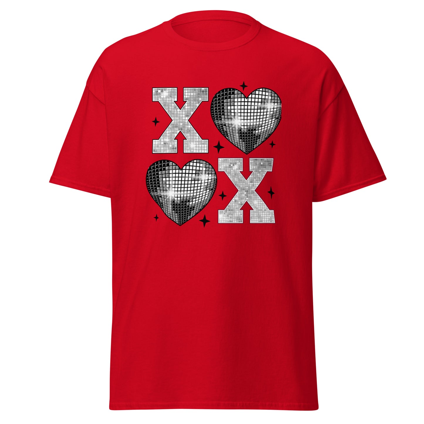 XOXO Silver - Valentine’s Day T-Shirt – Stylish & Comfortable Love-Inspired - Occasion Nation Studio