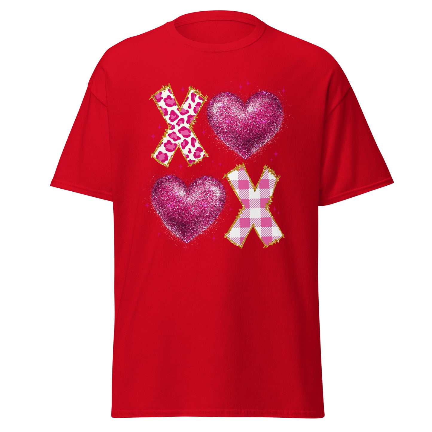 XOXO Pink - Valentine’s Day T-Shirt – Lightweight and Festive - Occasion Nation Studio