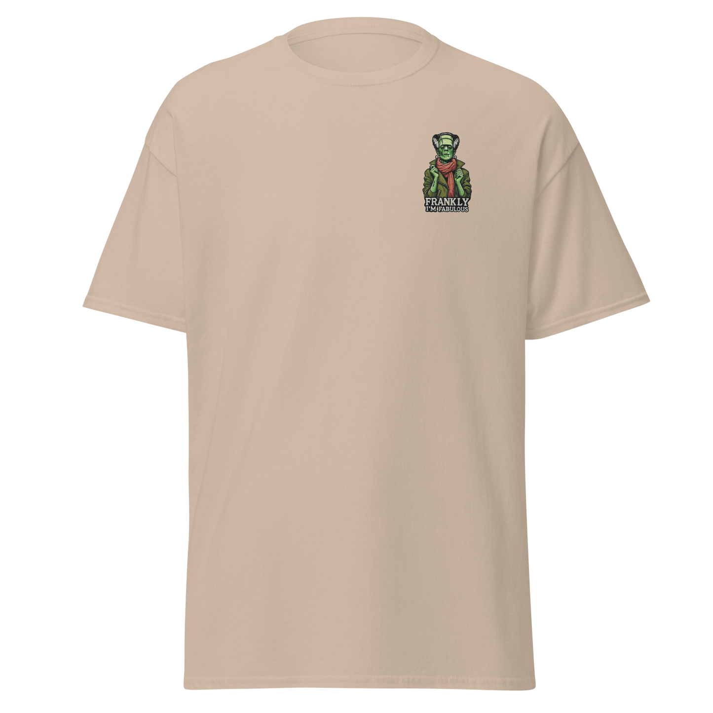 Unisex Halloween Embroidered T-Shirt – "Frankly, I'm Fabulous!" - Occasion Nation Studio