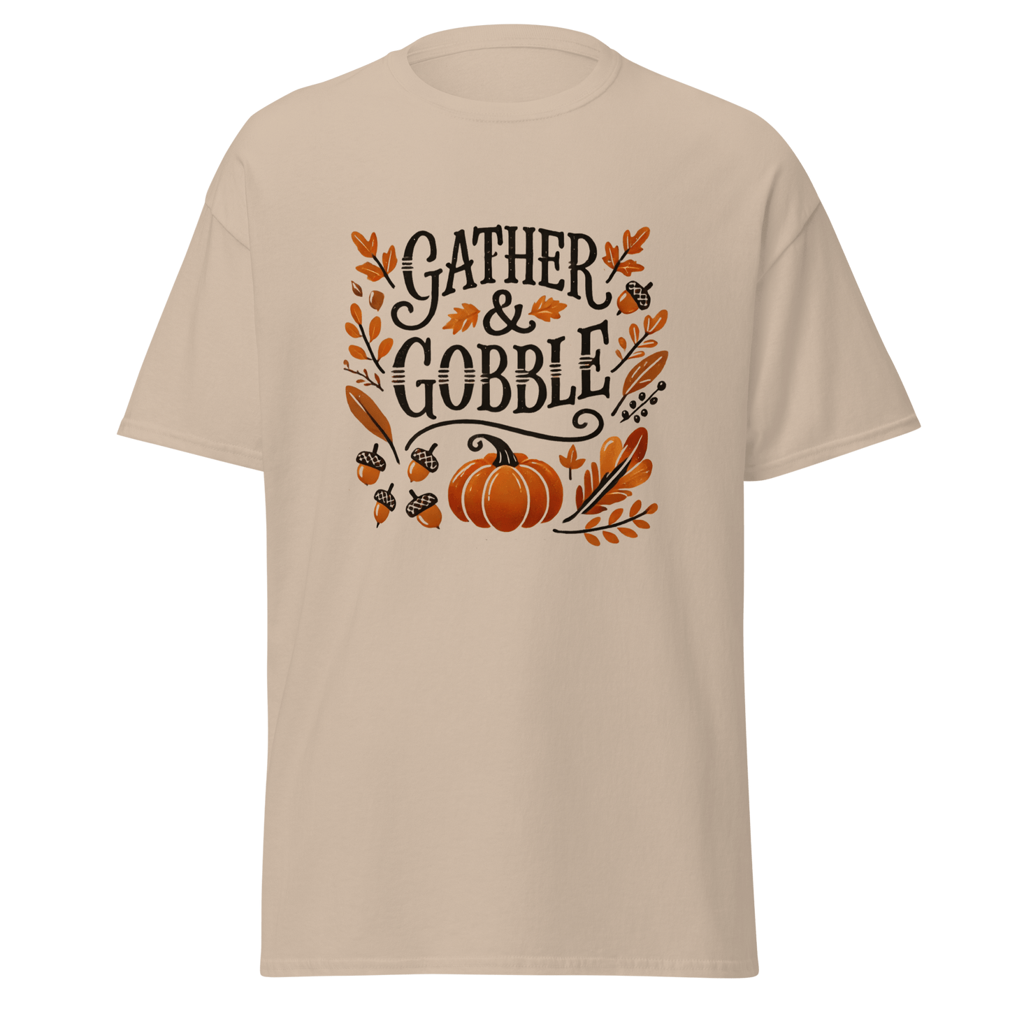 Sand - Thanksgiving T-Shirt - Gather & Gobble