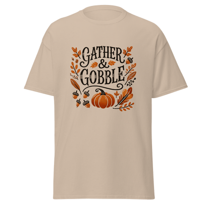 Sand - Thanksgiving T-Shirt - Gather & Gobble