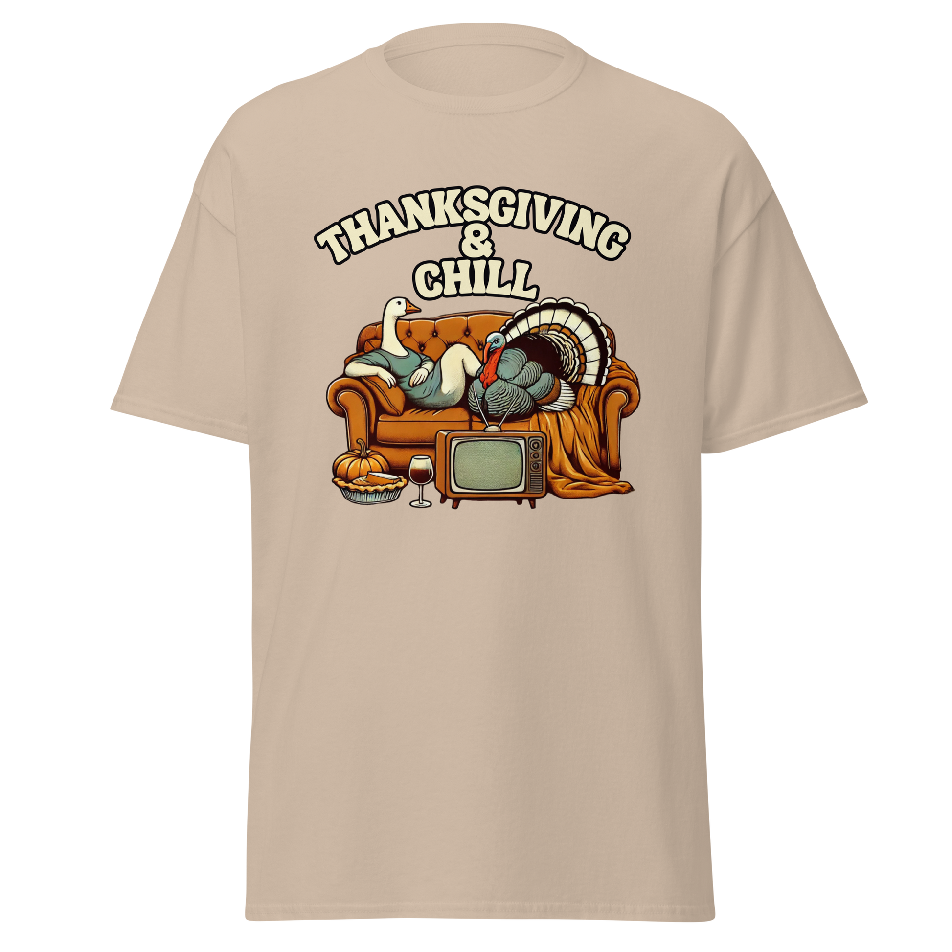 Thanksgiving T-Shirt - Thanksgiving & Chill