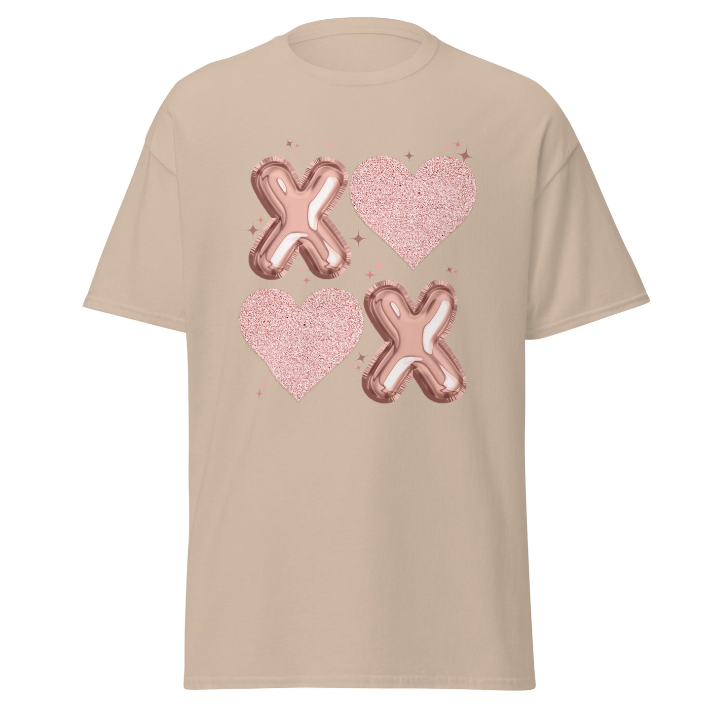 XOXO Rose Gold - Valentine’s Day T-Shirt – Stylish & Comfortable Love-Inspired - Occasion Nation Studio