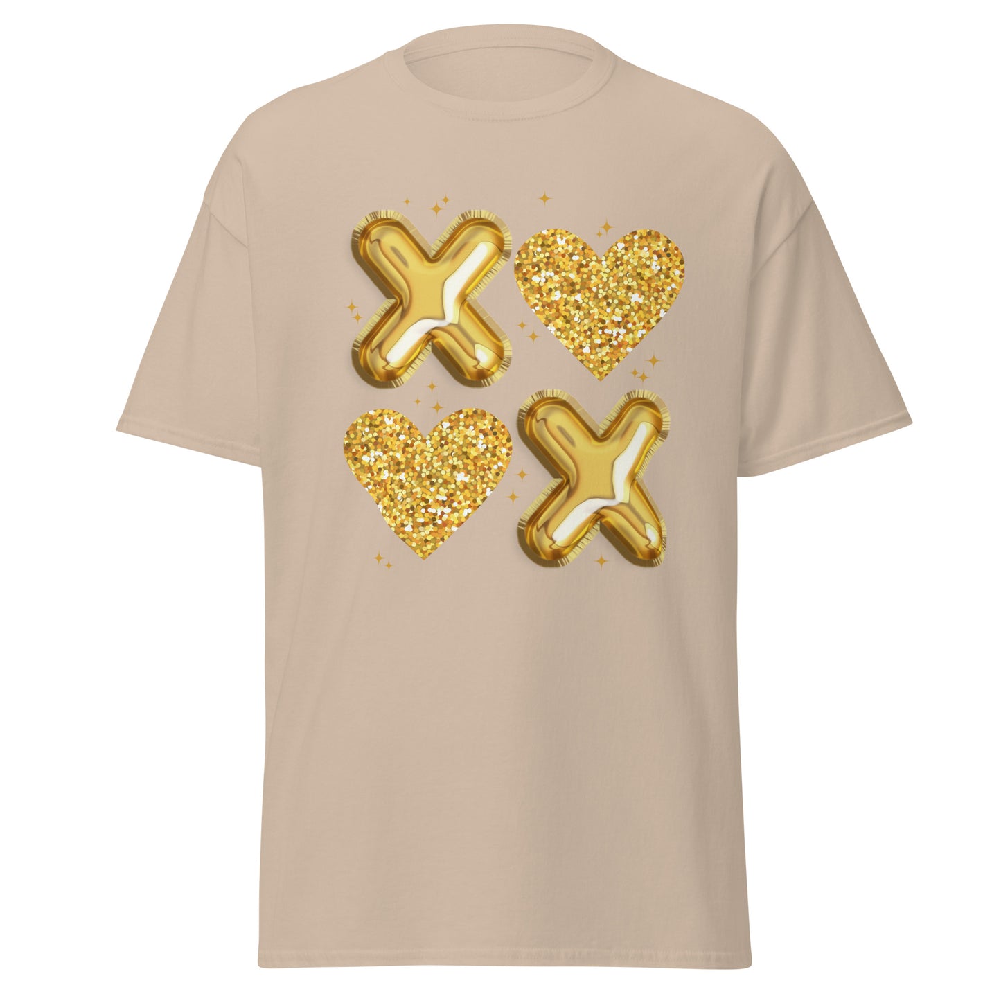 XOXO Gold - Valentine’s Day T-Shirt – Stylish & Comfortable Love-Inspired - Occasion Nation Studio