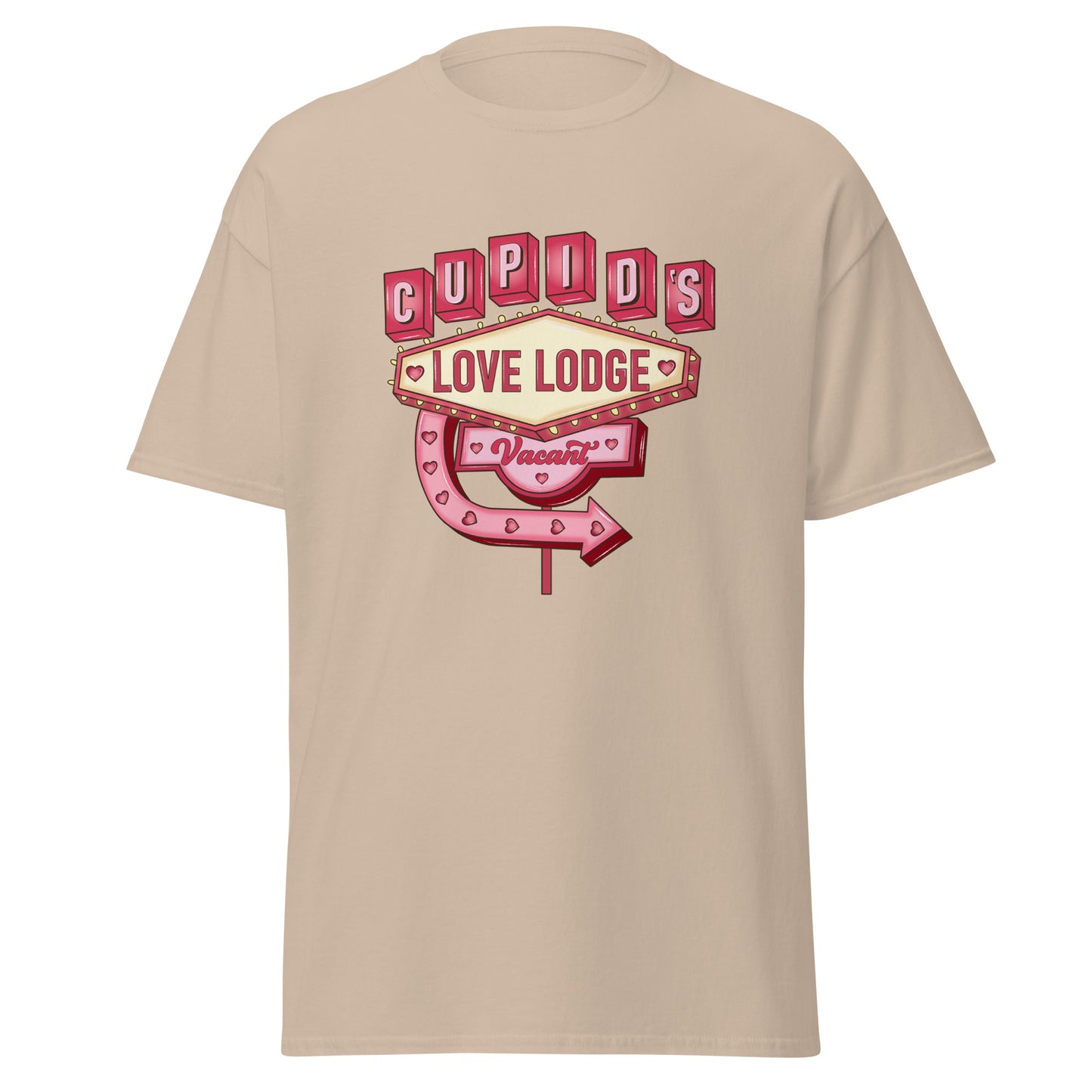 Cupid’s Love Lodge - Valentine’s Day T-Shirt - Stylish & Comfortable Love-Inspired - Occasion Nation Studio