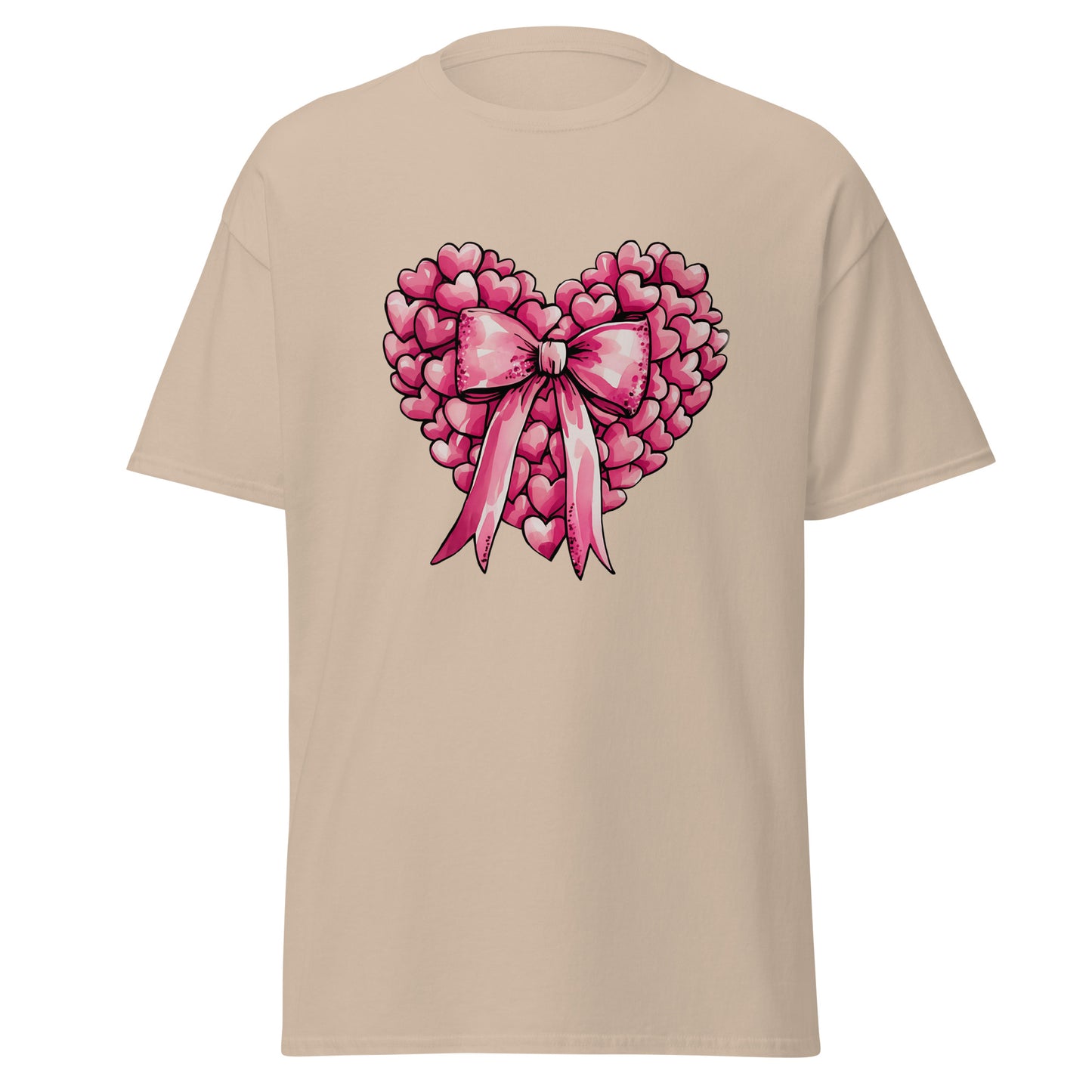 Pink Heart - Valentine’s Day T-Shirt – Stylish & Comfortable Love-Inspired - Occasion Nation Studio