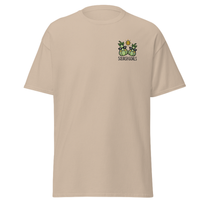 Unisex Fall Embroidered T-Shirt – "Squash Goals" - Occasion Nation Studio