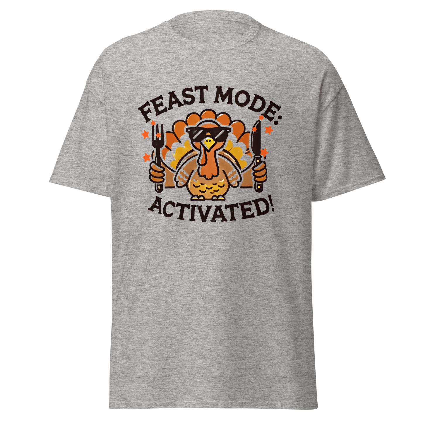 Sport Grey - Thanksgiving T-Shirt - Feast Mode: Activated!