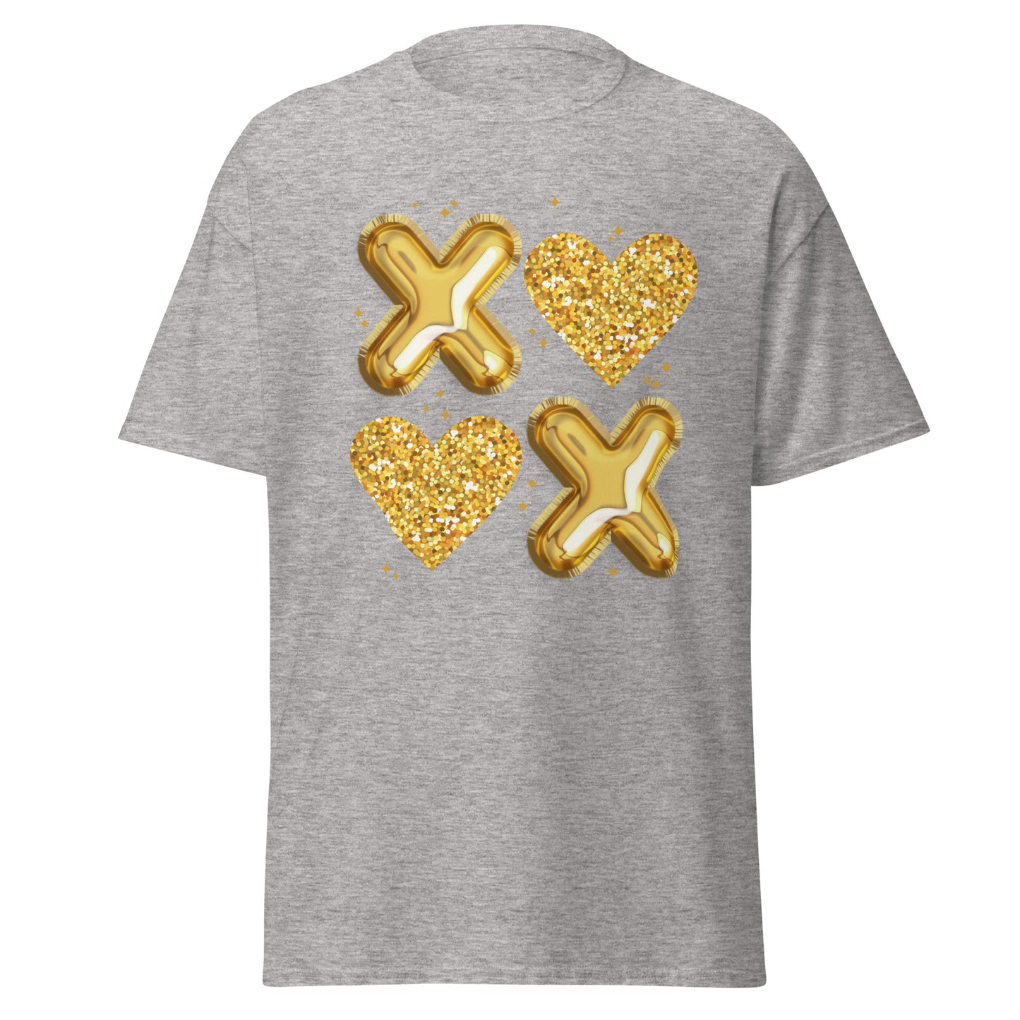 XOXO Gold - Valentine’s Day T-Shirt – Stylish & Comfortable Love-Inspired - Occasion Nation Studio