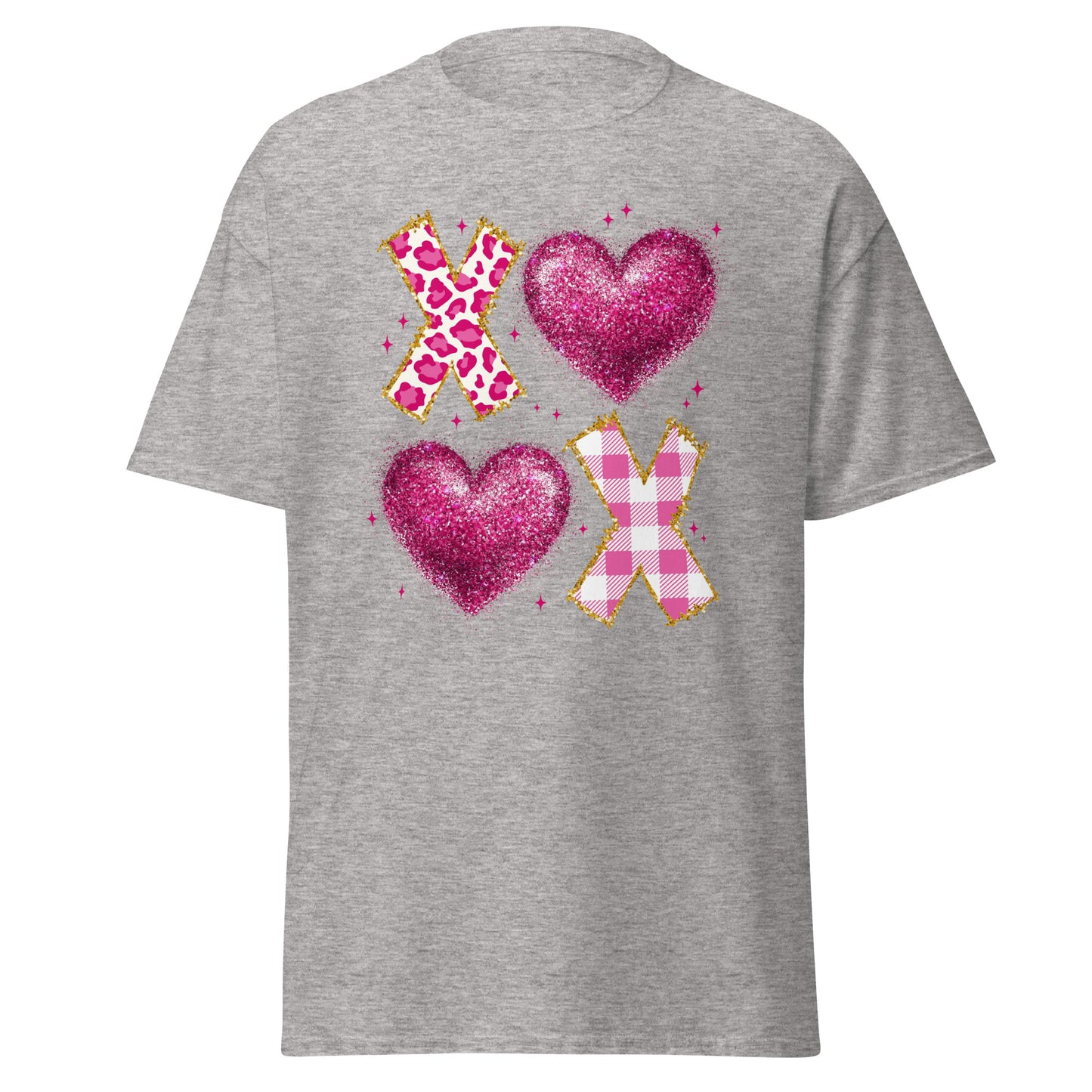 XOXO Pink - Valentine’s Day T-Shirt – Lightweight and Festive - Occasion Nation Studio