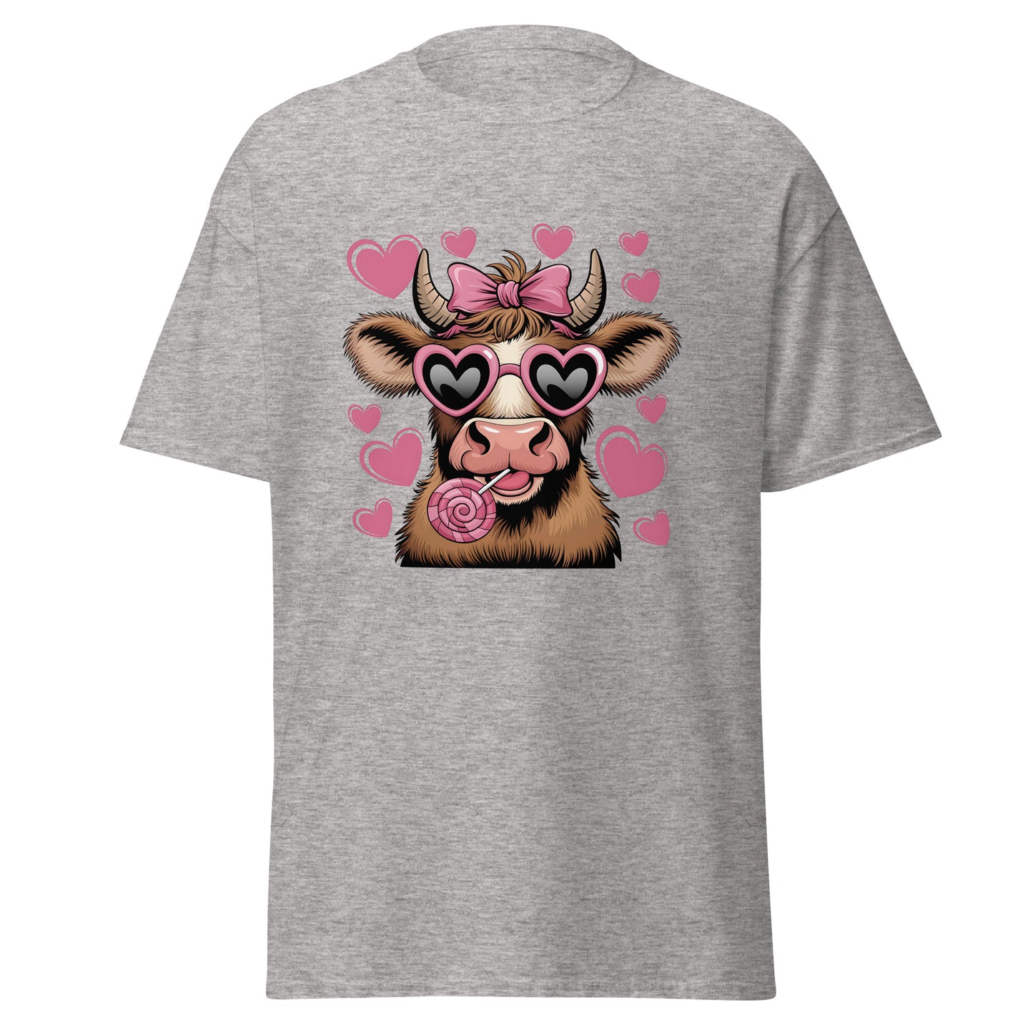 Love Highland Pink - Valentine’s Day T-Shirt - Stylish & Comfortable Love-Inspired - Occasion Nation Studio