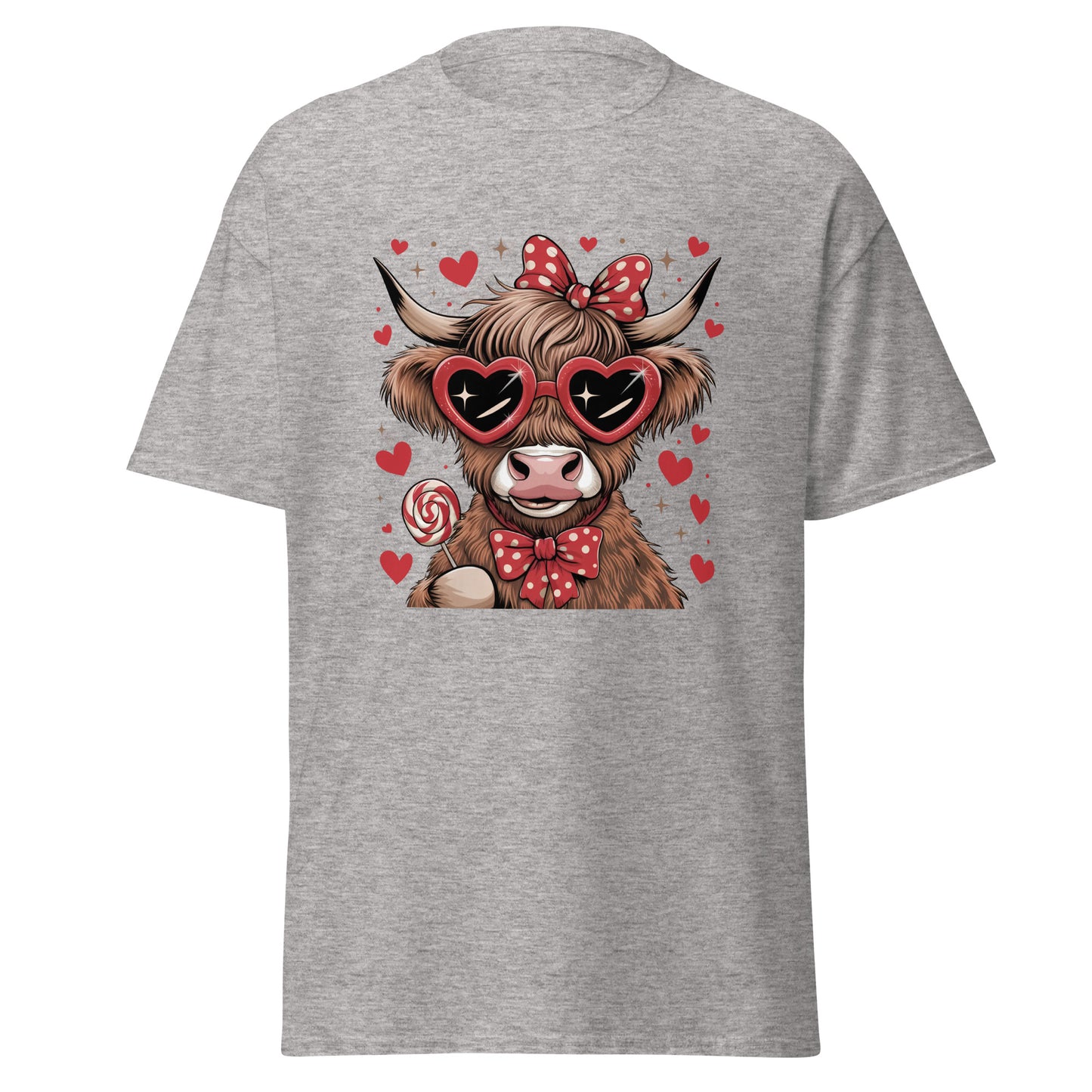 Love Highland Red - Valentine’s Day T-Shirt – Lightweight and Festive - Occasion Nation Studio