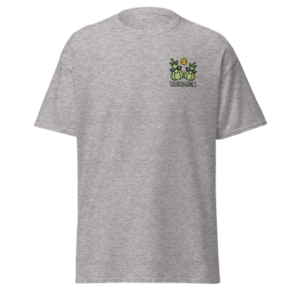 Unisex Fall Embroidered T-Shirt – "Squash Goals" - Occasion Nation Studio