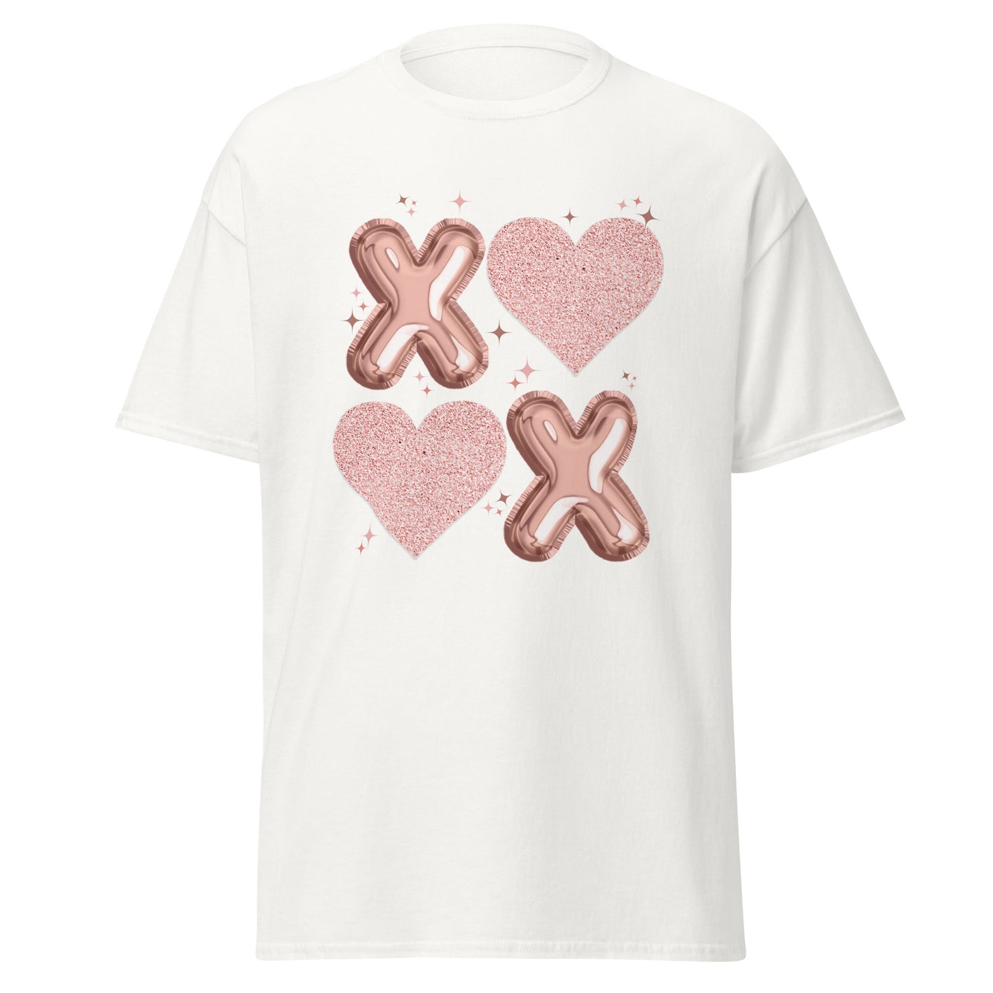 XOXO Rose Gold - Valentine’s Day T-Shirt – Stylish & Comfortable Love-Inspired - Occasion Nation Studio