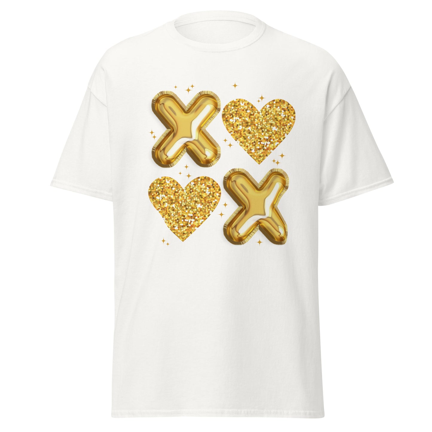 XOXO Gold - Valentine’s Day T-Shirt – Stylish & Comfortable Love-Inspired - Occasion Nation Studio