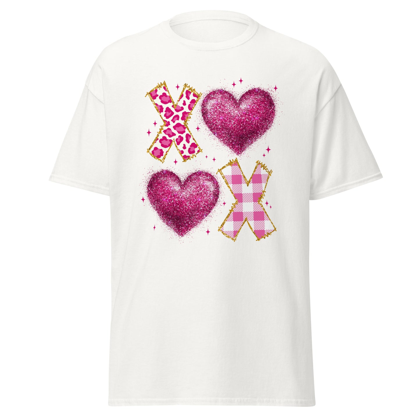 XOXO Pink - Valentine’s Day T-Shirt – Lightweight and Festive - Occasion Nation Studio