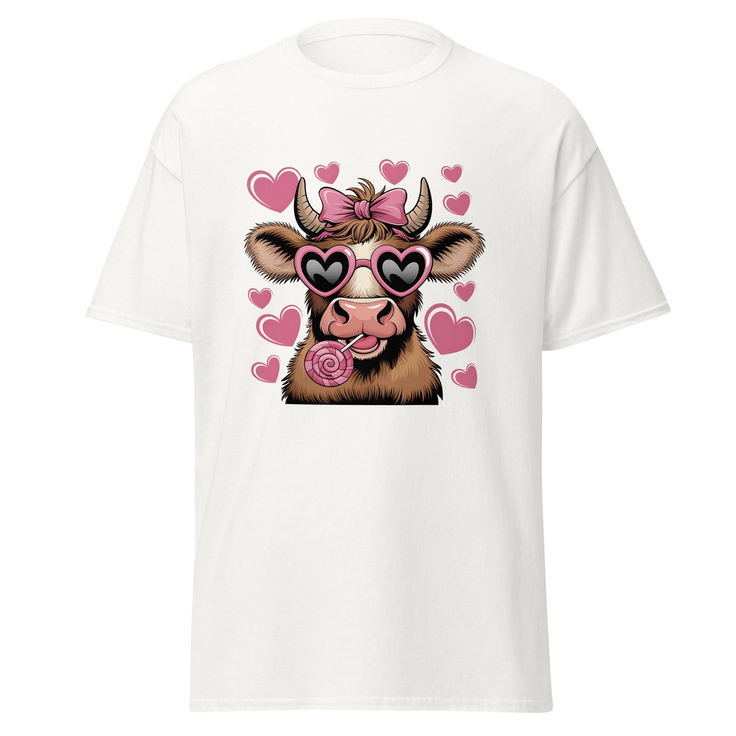 Love Highland Pink - Valentine’s Day T-Shirt - Stylish & Comfortable Love-Inspired - Occasion Nation Studio