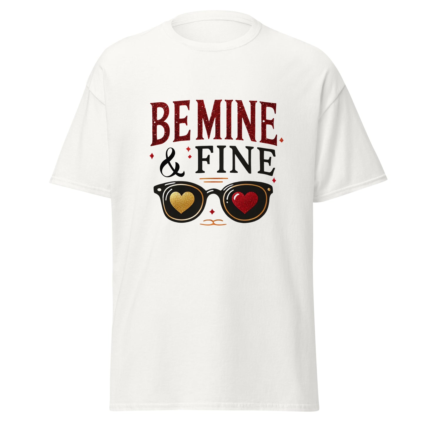 Be Mine & Fine - Valentine’s Day T-Shirt – Lightweight and Festive - Occasion Nation Studio