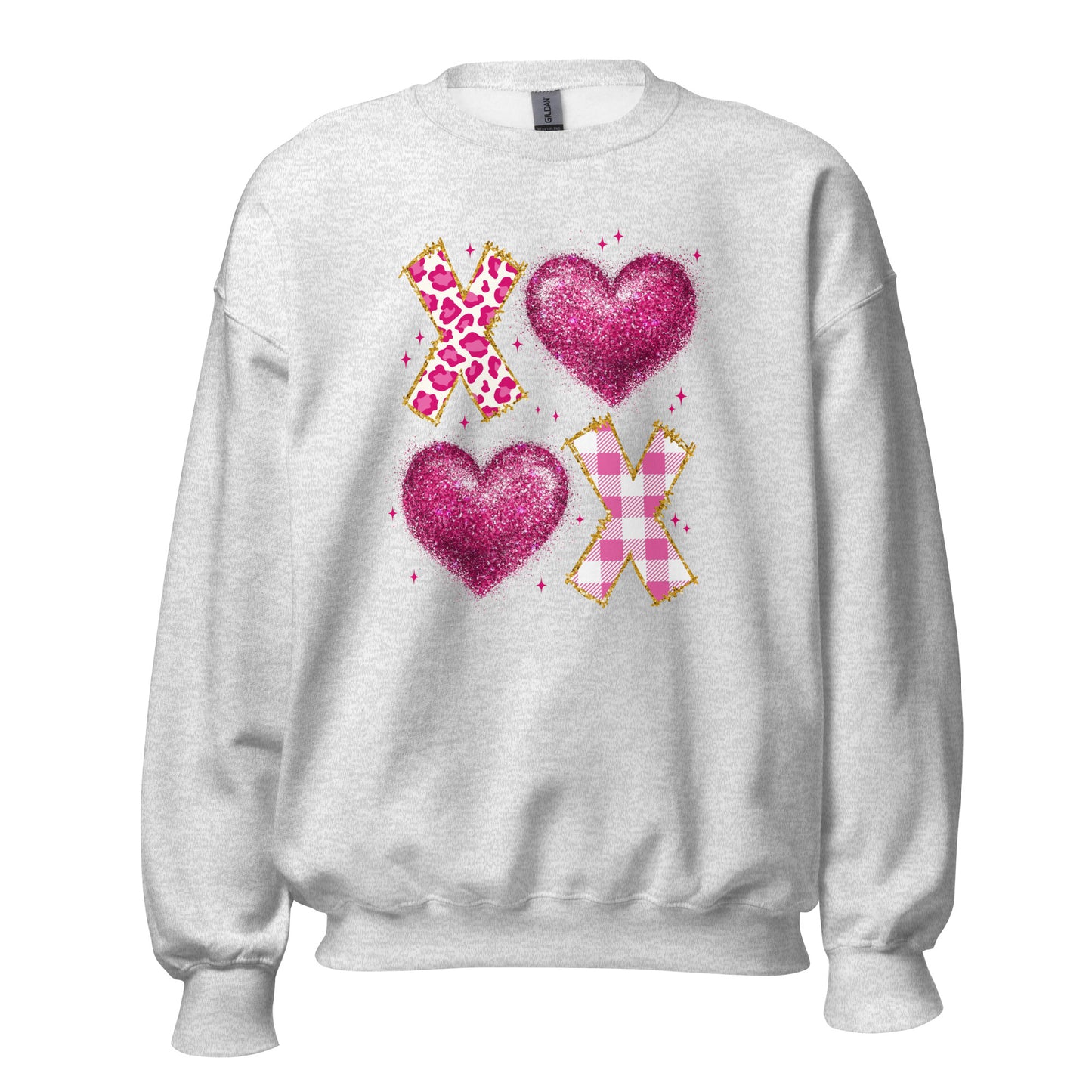 XOXO Pink - Valentine’s Day Sweatshirt – Cozy and Romantic - Occasion Nation Studio