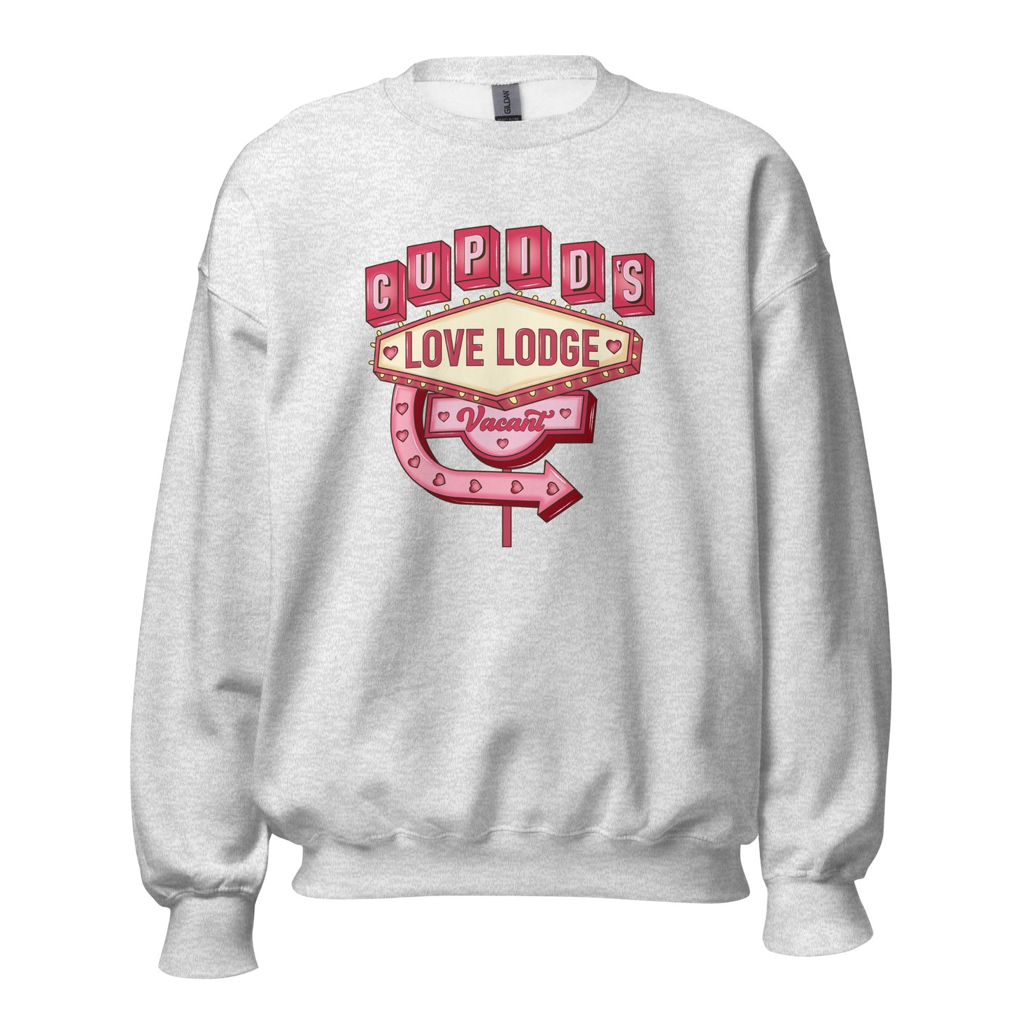 Cupid’s Love Lodge - Valentine’s Day Sweatshirt - Cozy & Stylish Love-Inspired - Occasion Nation Studio