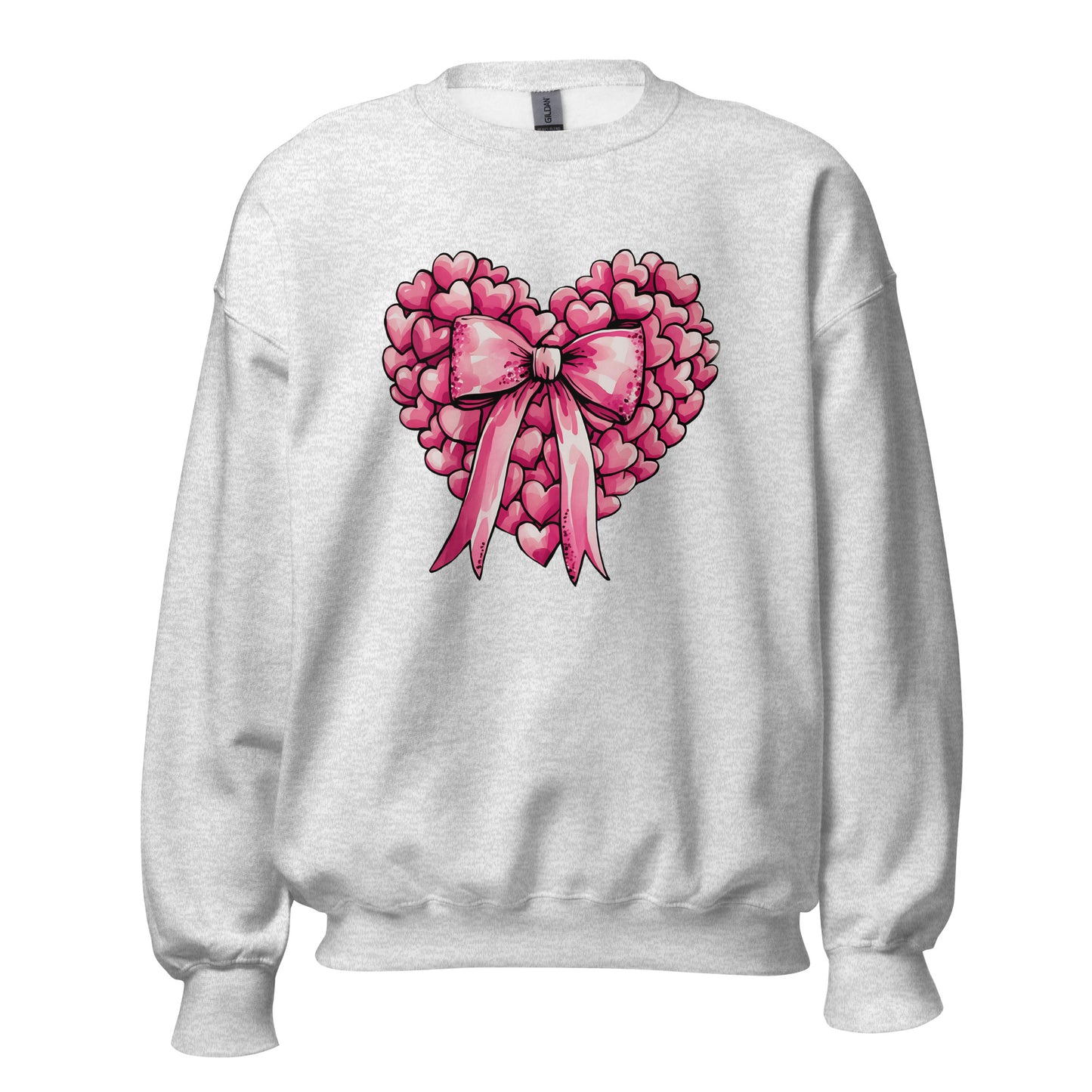 Pink Heart - Valentine’s Day Sweatshirt – Cozy & Stylish Love-Inspired - Occasion Nation Studio