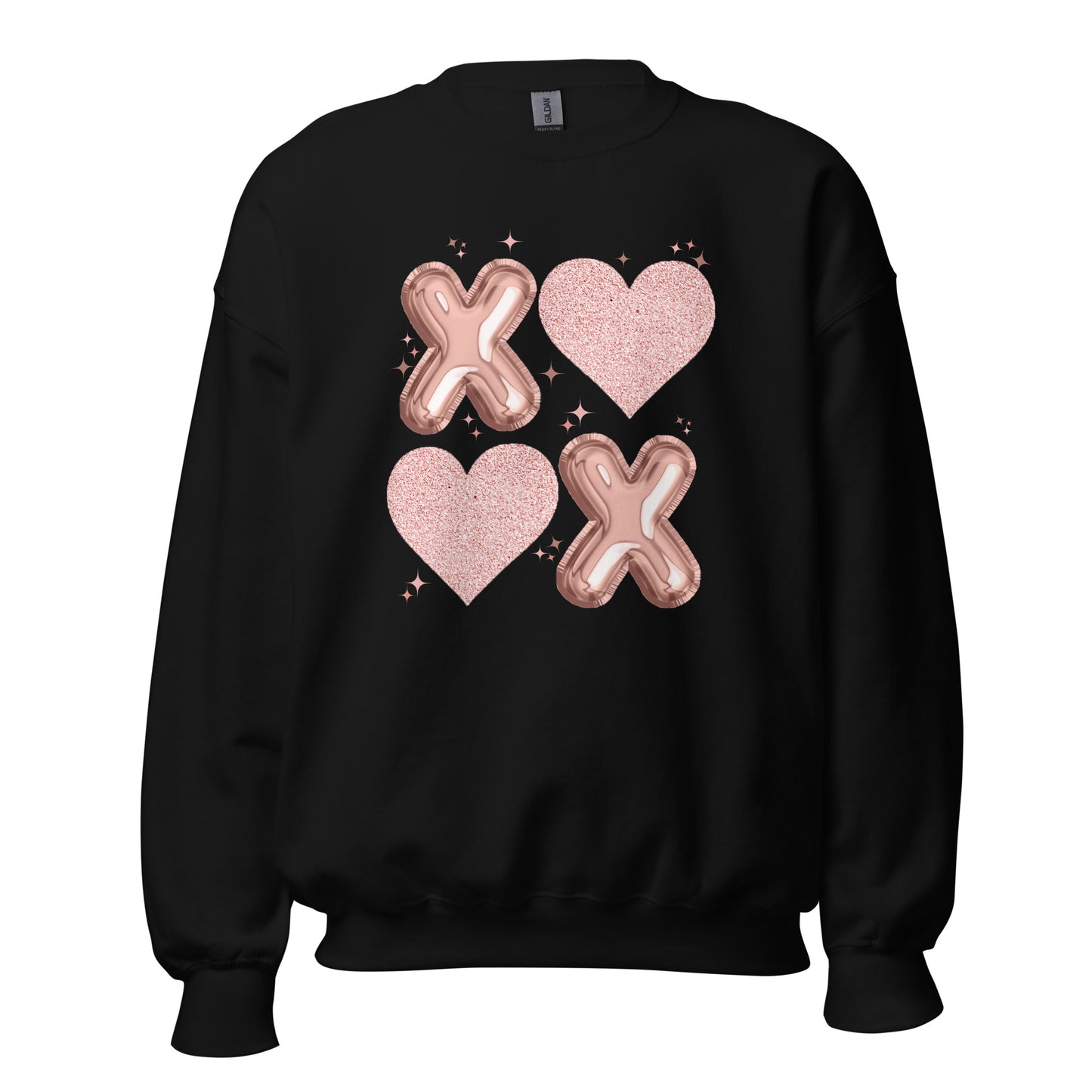 XOXO Rose Gold - Valentine’s Day Sweatshirt – Cozy & Stylish Love-Inspired - Occasion Nation Studio