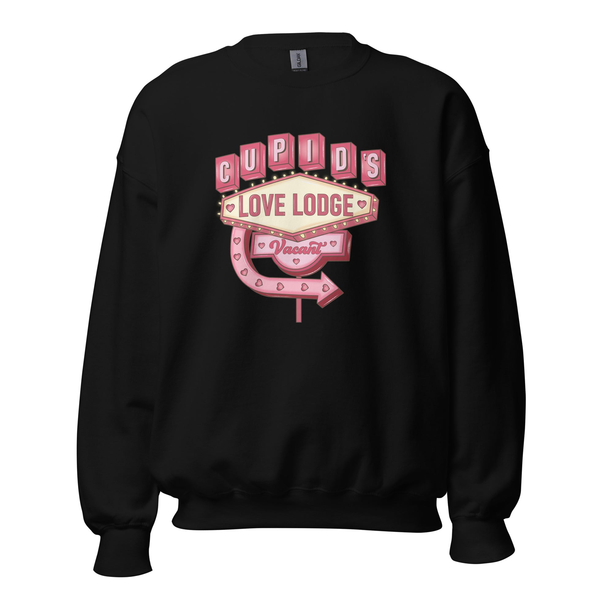 Cupid’s Love Lodge - Valentine’s Day Sweatshirt - Cozy & Stylish Love-Inspired - Occasion Nation Studio