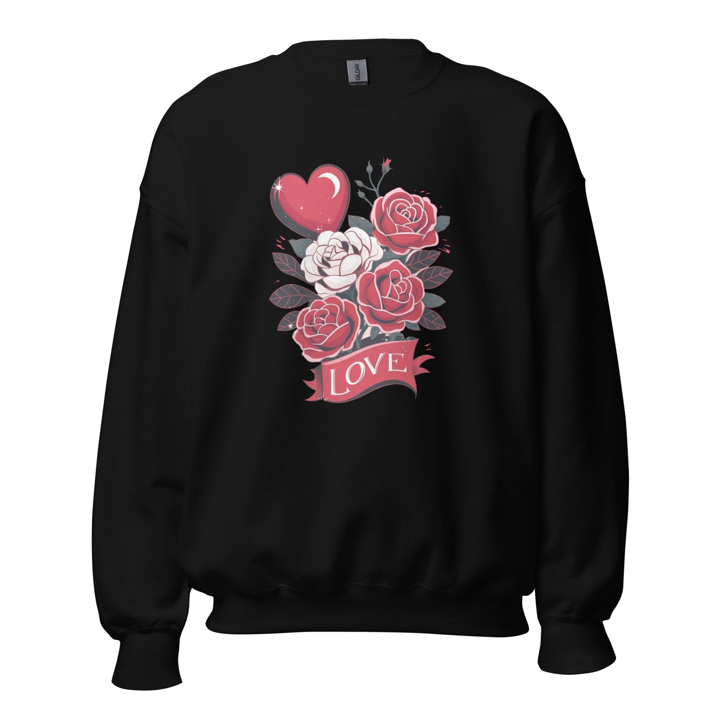 Love Floral - Valentine’s Day Sweatshirt – Cozy & Stylish Love-Inspired - Occasion Nation Studio