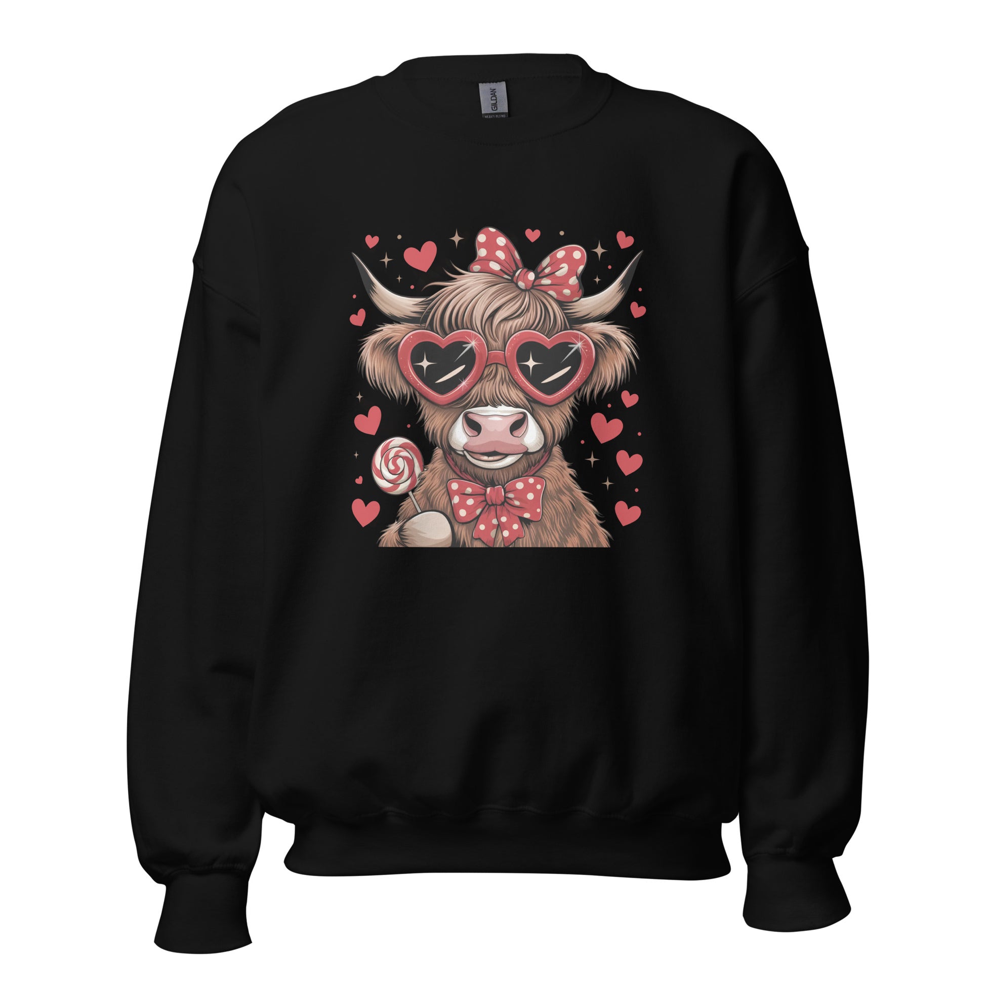 Love Highland Red - Valentine’s Day Sweatshirt - Cozy and Romantic - Occasion Nation Studio