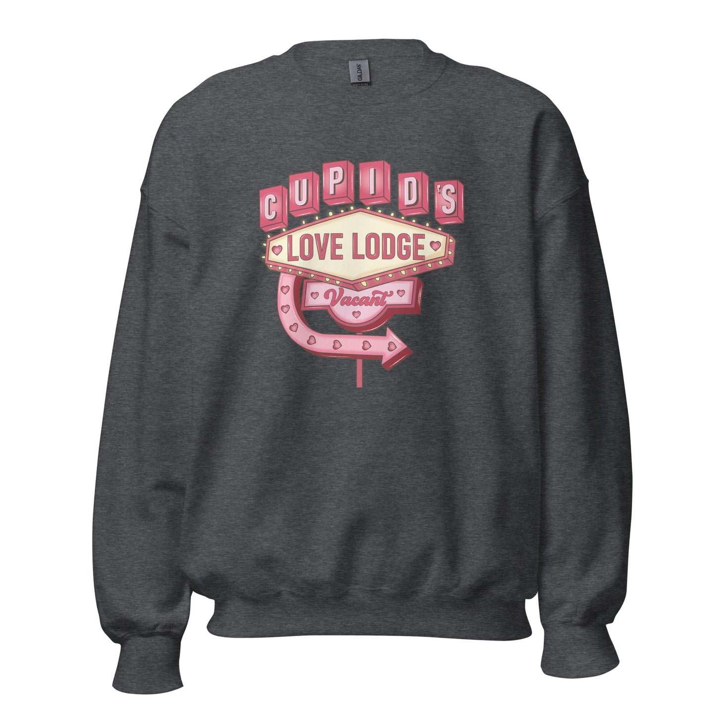 Cupid’s Love Lodge - Valentine’s Day Sweatshirt - Cozy & Stylish Love-Inspired - Occasion Nation Studio