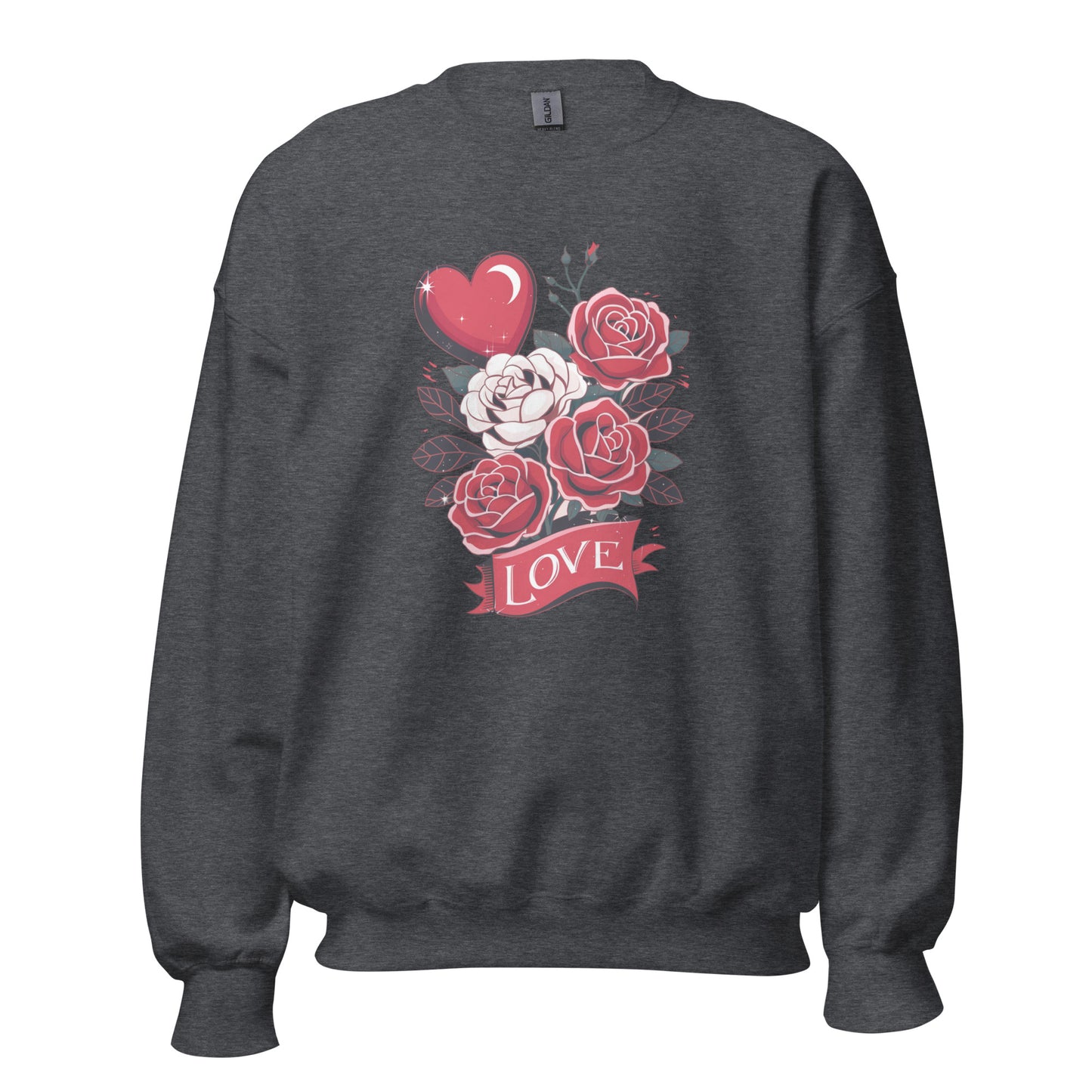 Love Floral - Valentine’s Day Sweatshirt – Cozy & Stylish Love-Inspired - Occasion Nation Studio