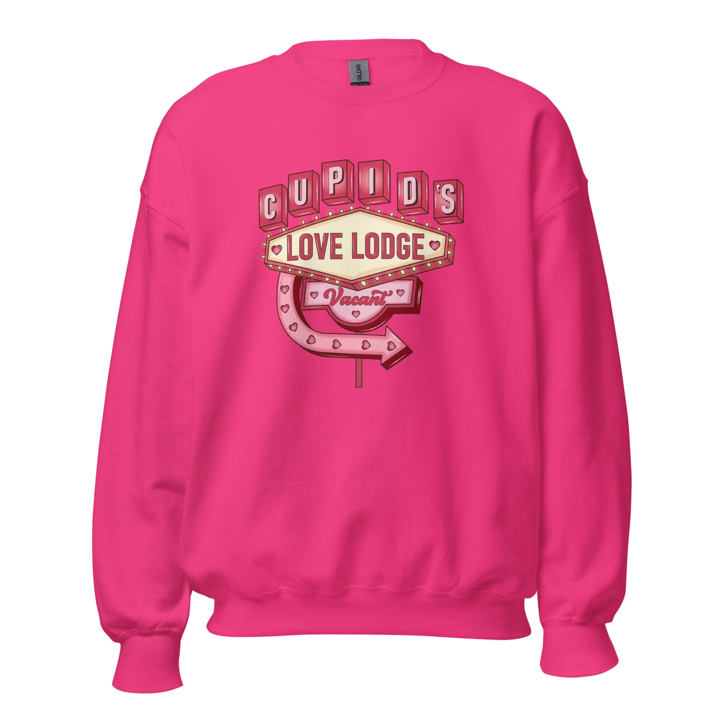 Cupid’s Love Lodge - Valentine’s Day Sweatshirt - Cozy & Stylish Love-Inspired - Occasion Nation Studio