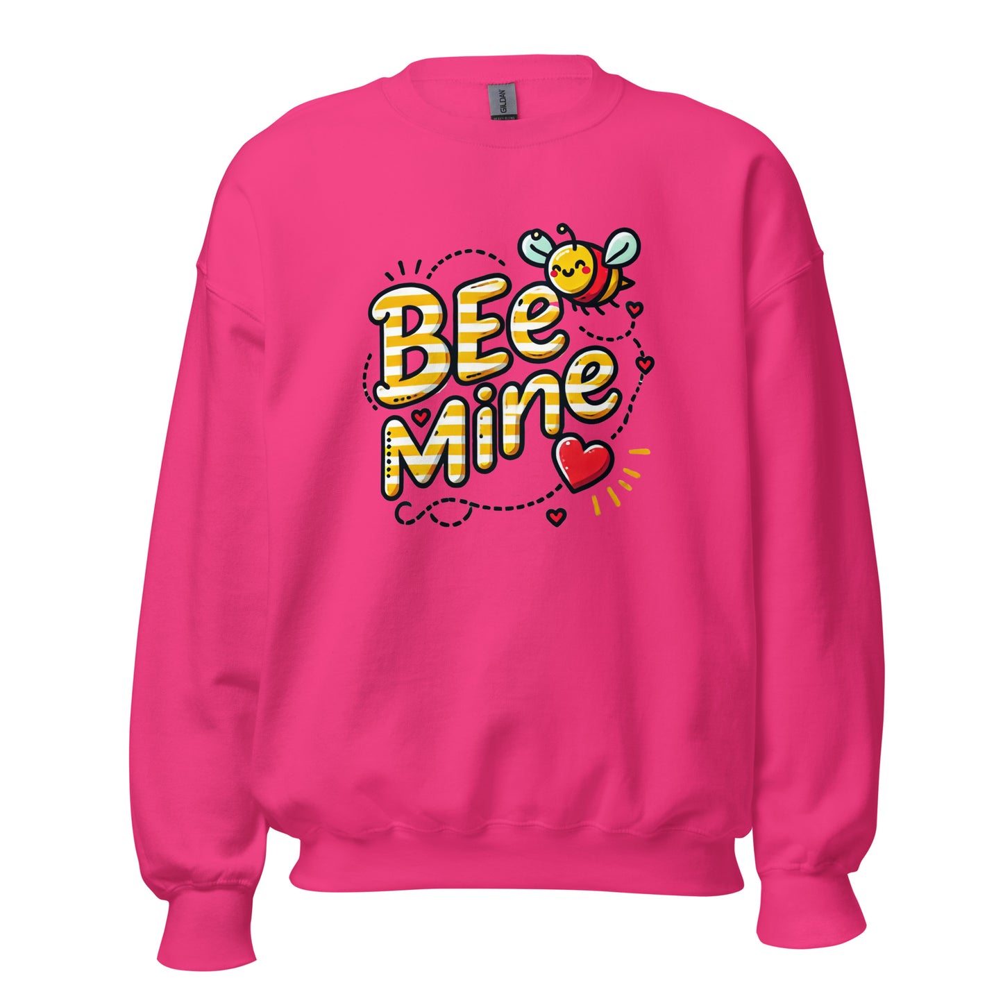 Bee Mine - Valentine’s Day Sweatshirt – Festive and Cozy - Occasion Nation Studio