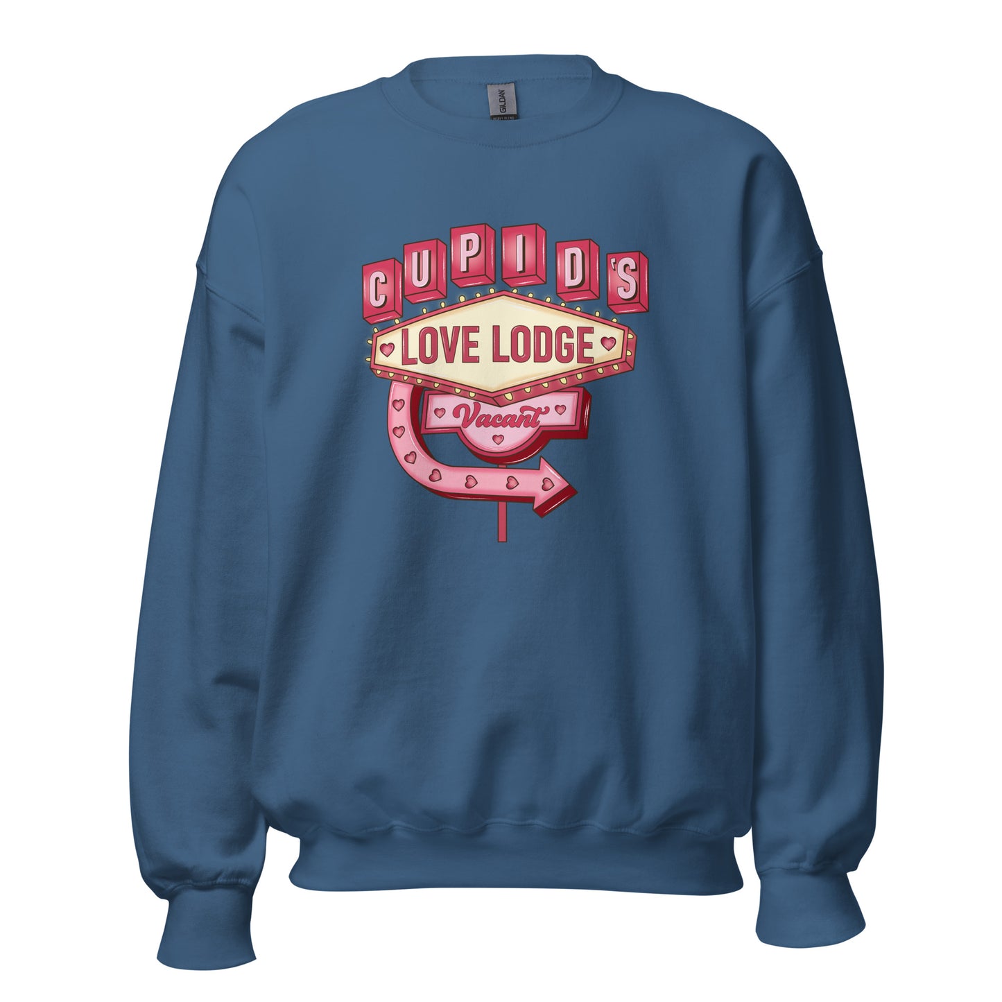 Cupid’s Love Lodge - Valentine’s Day Sweatshirt - Cozy & Stylish Love-Inspired - Occasion Nation Studio