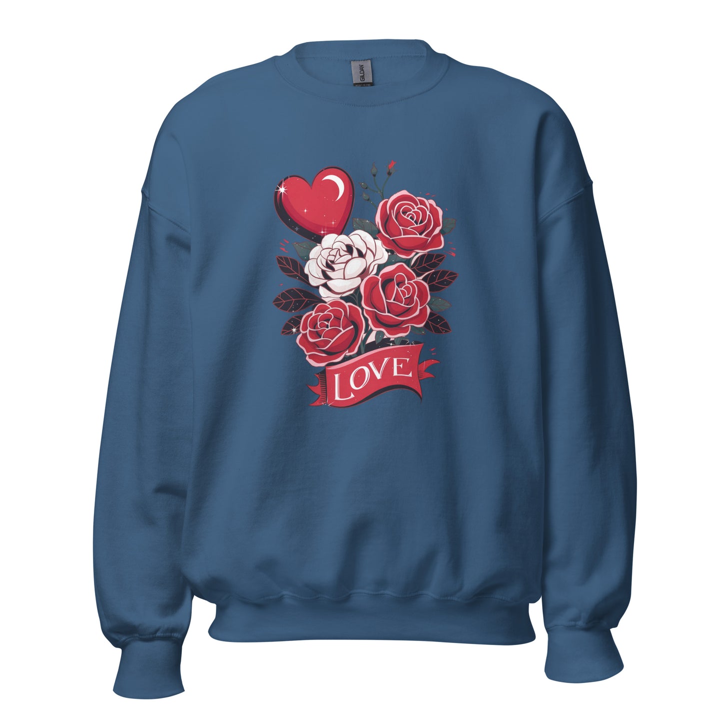 Love Floral - Valentine’s Day Sweatshirt – Cozy & Stylish Love-Inspired - Occasion Nation Studio