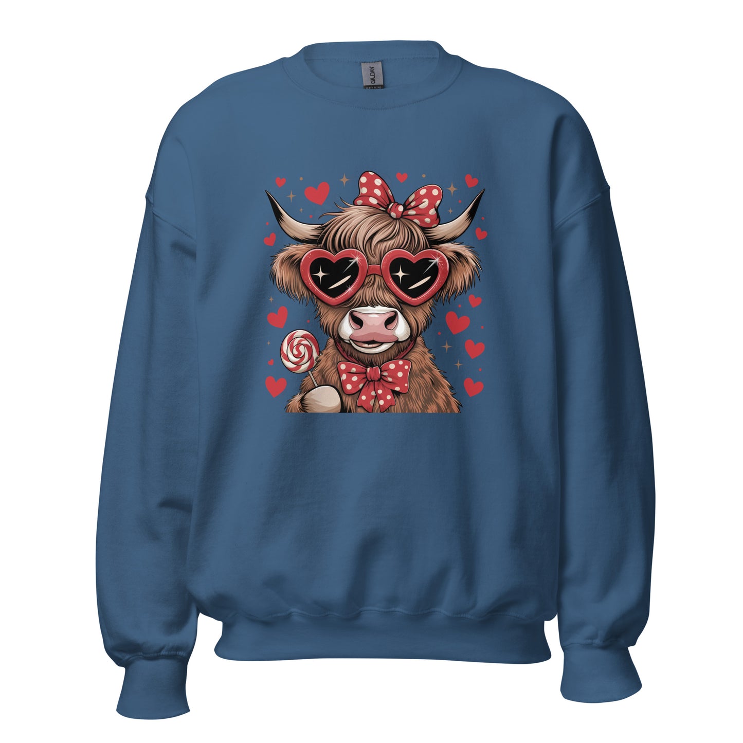 Love Highland Red - Valentine’s Day Sweatshirt - Cozy and Romantic - Occasion Nation Studio